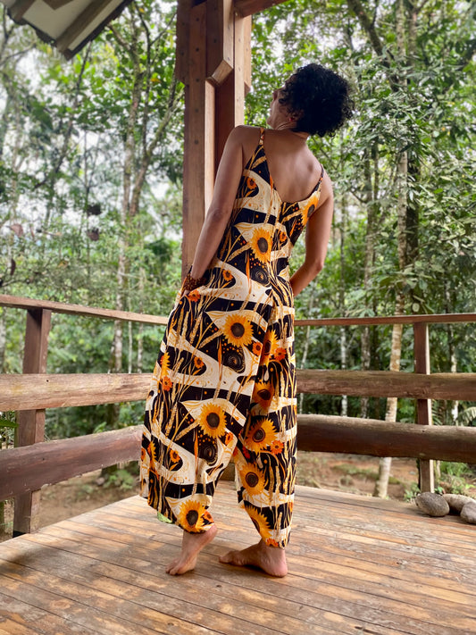 Enterizo Básico Girasoles