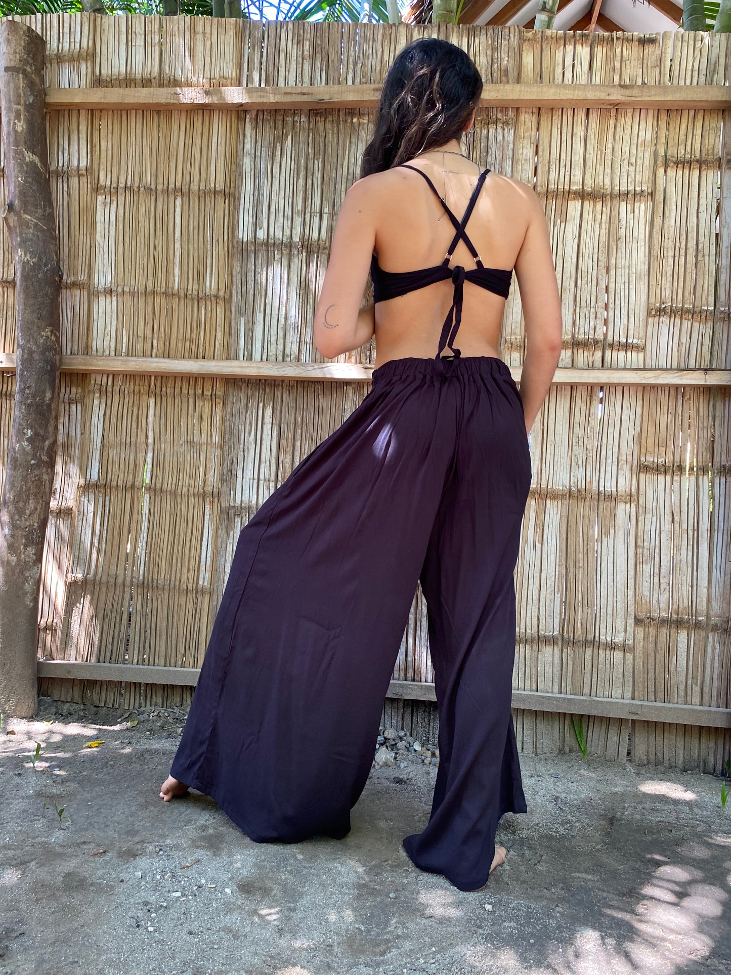 Pantalón Relajado Negro