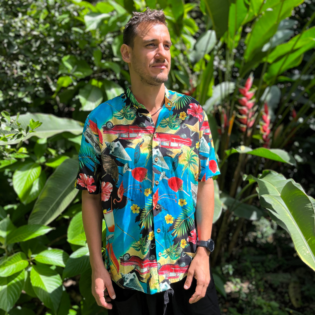 Camisa Manga Corta tropical