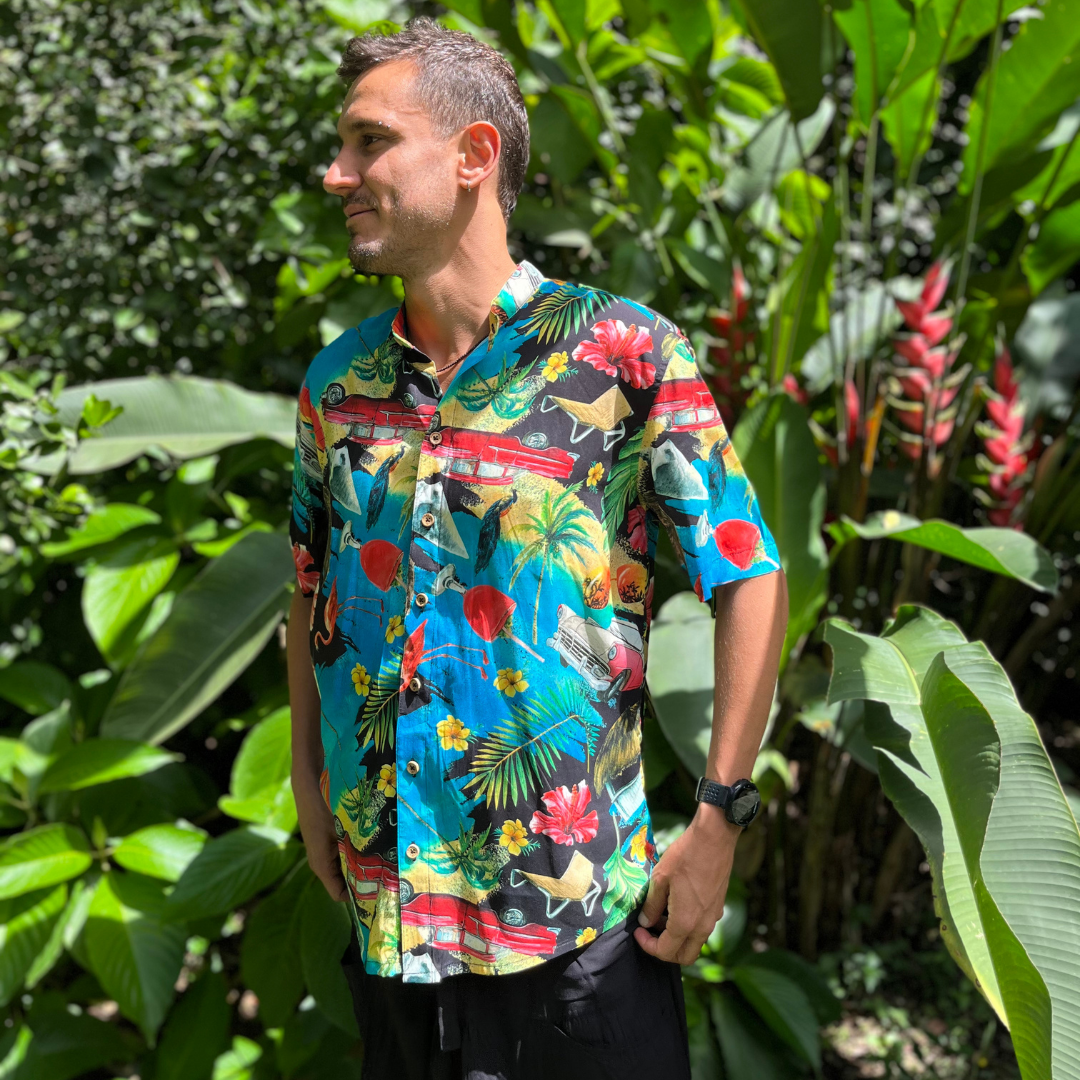 Camisa Manga Corta tropical