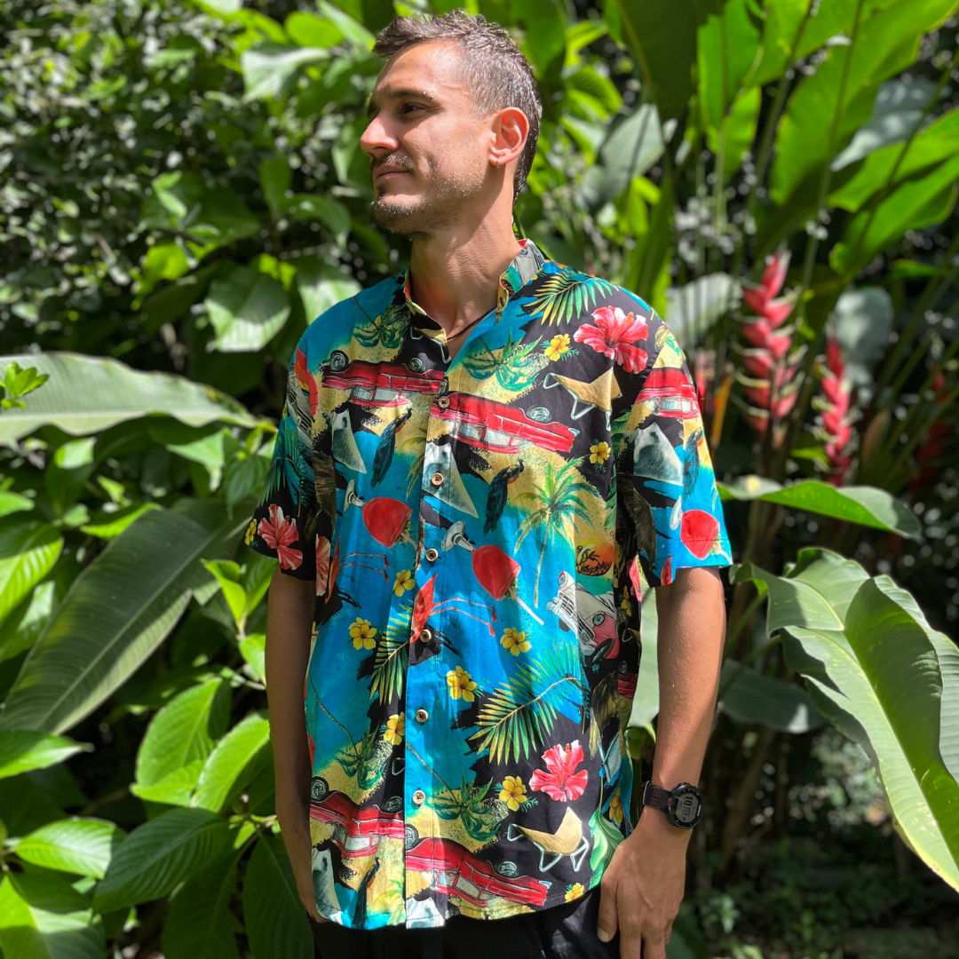 Camisa Manga Corta tropical