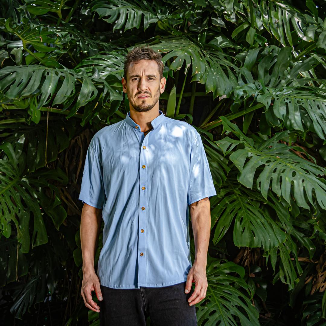 camisa fondo entero azul baby