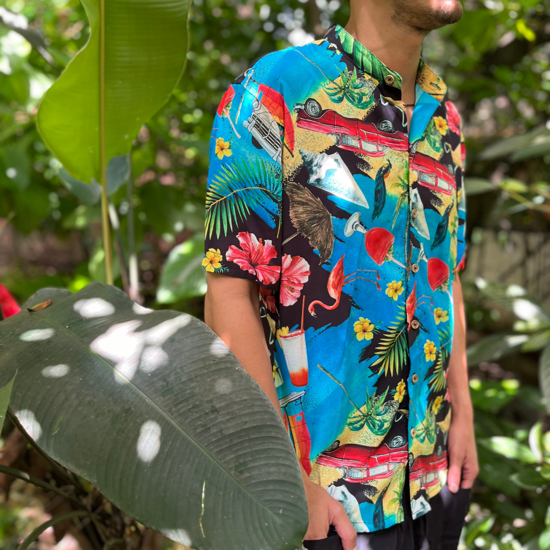 Camisa Manga Corta tropical