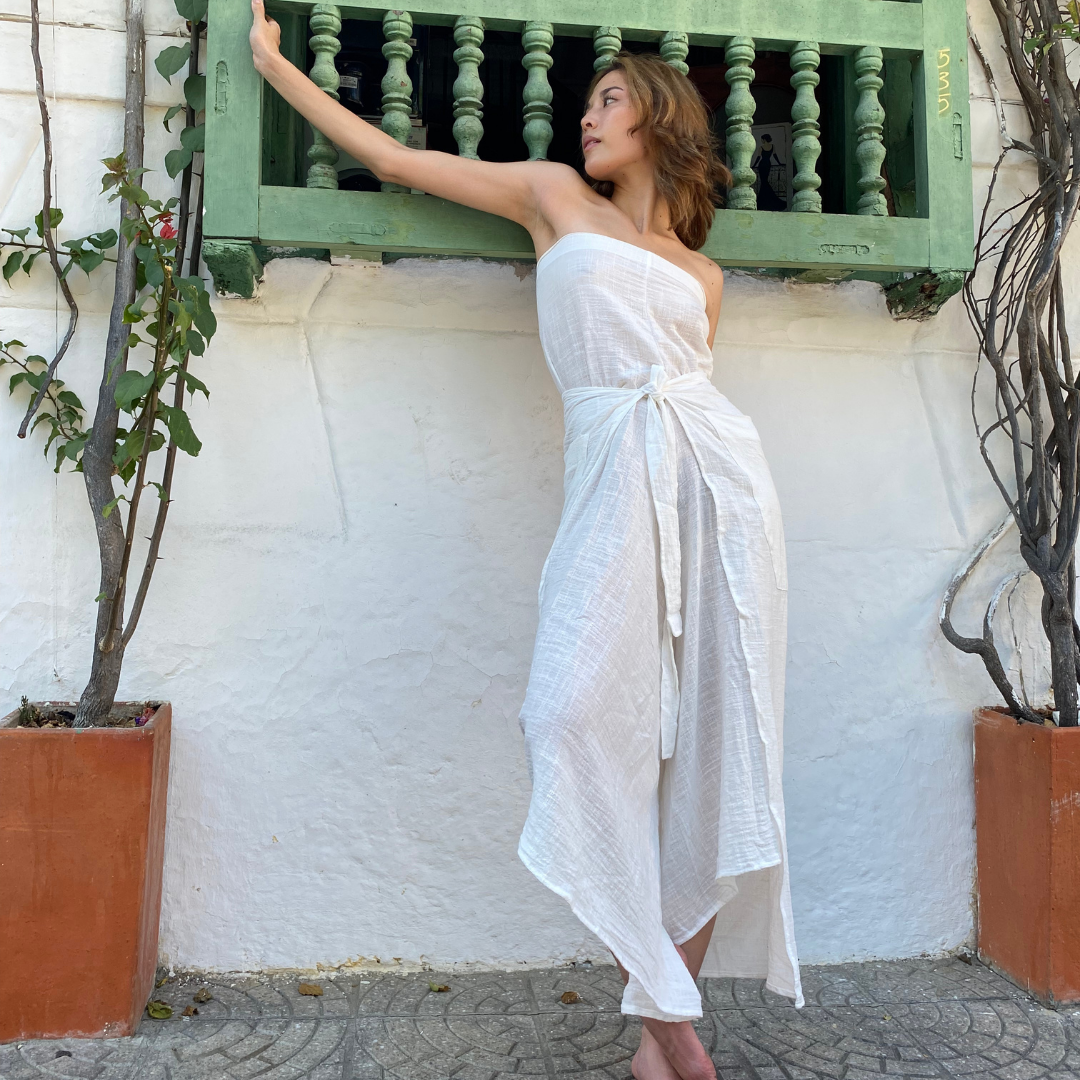 Kimono Mariposa Blanco