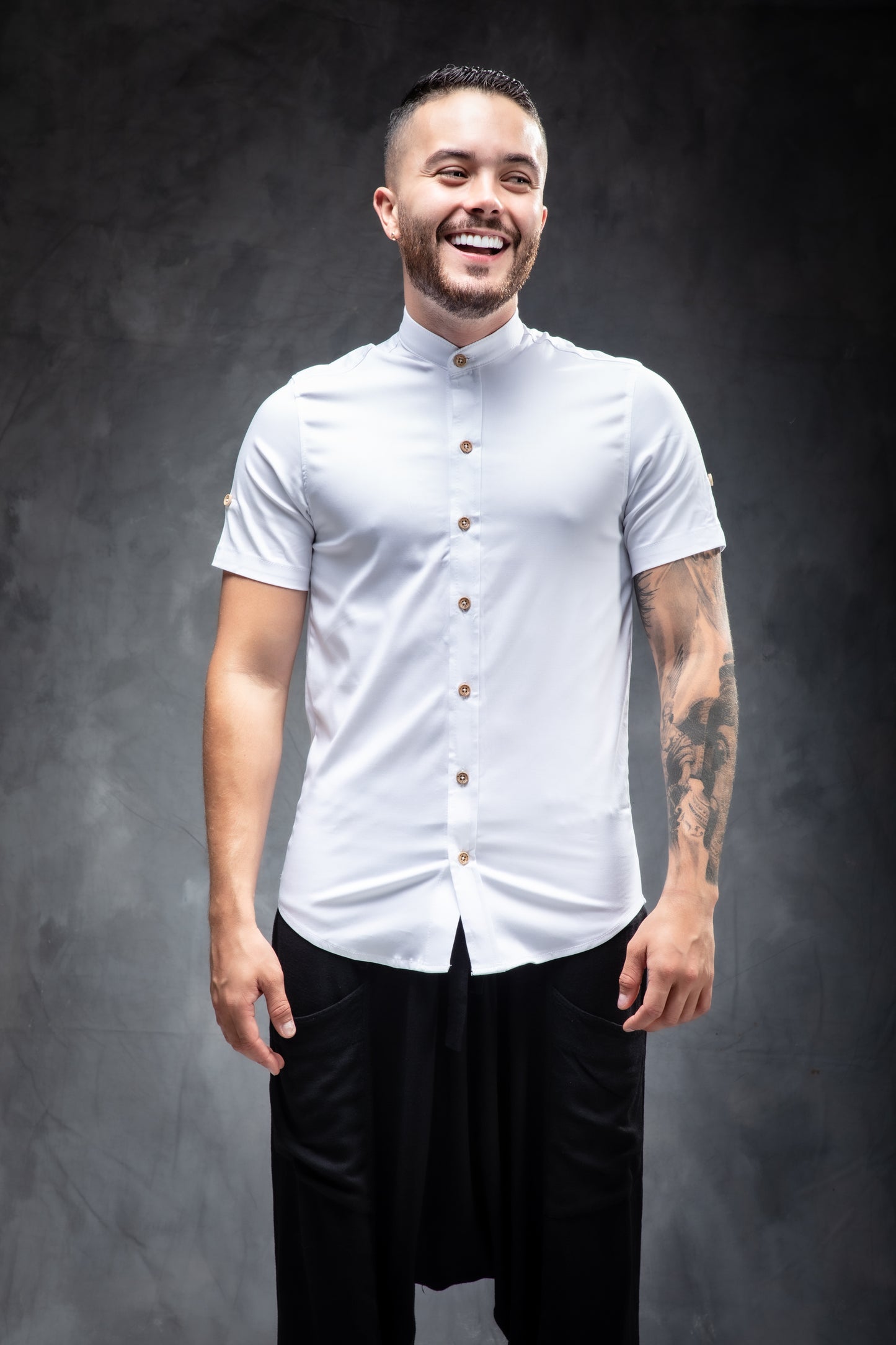 Camisa Manga Corta Blanca