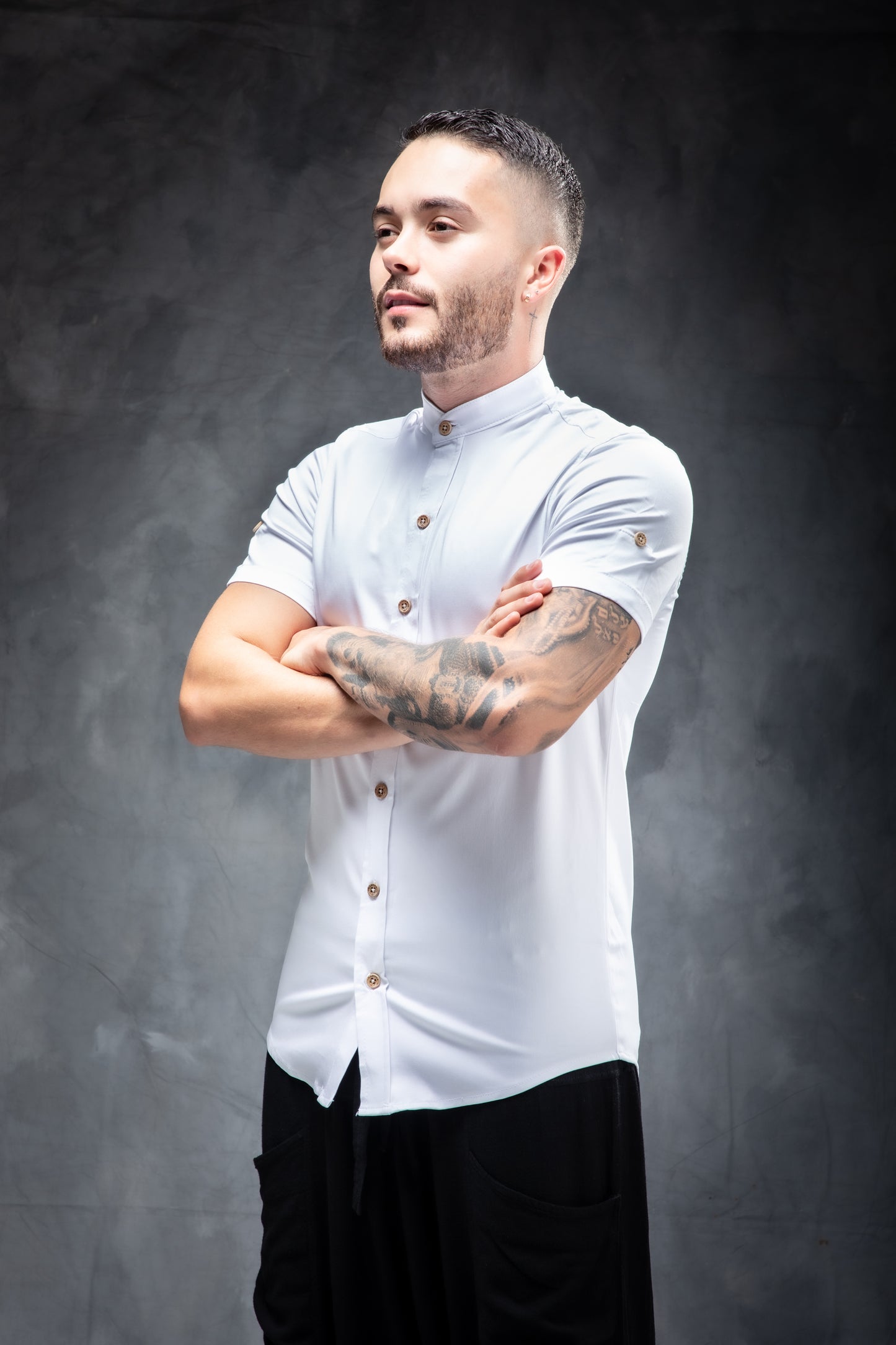 Camisa Manga Corta Blanca
