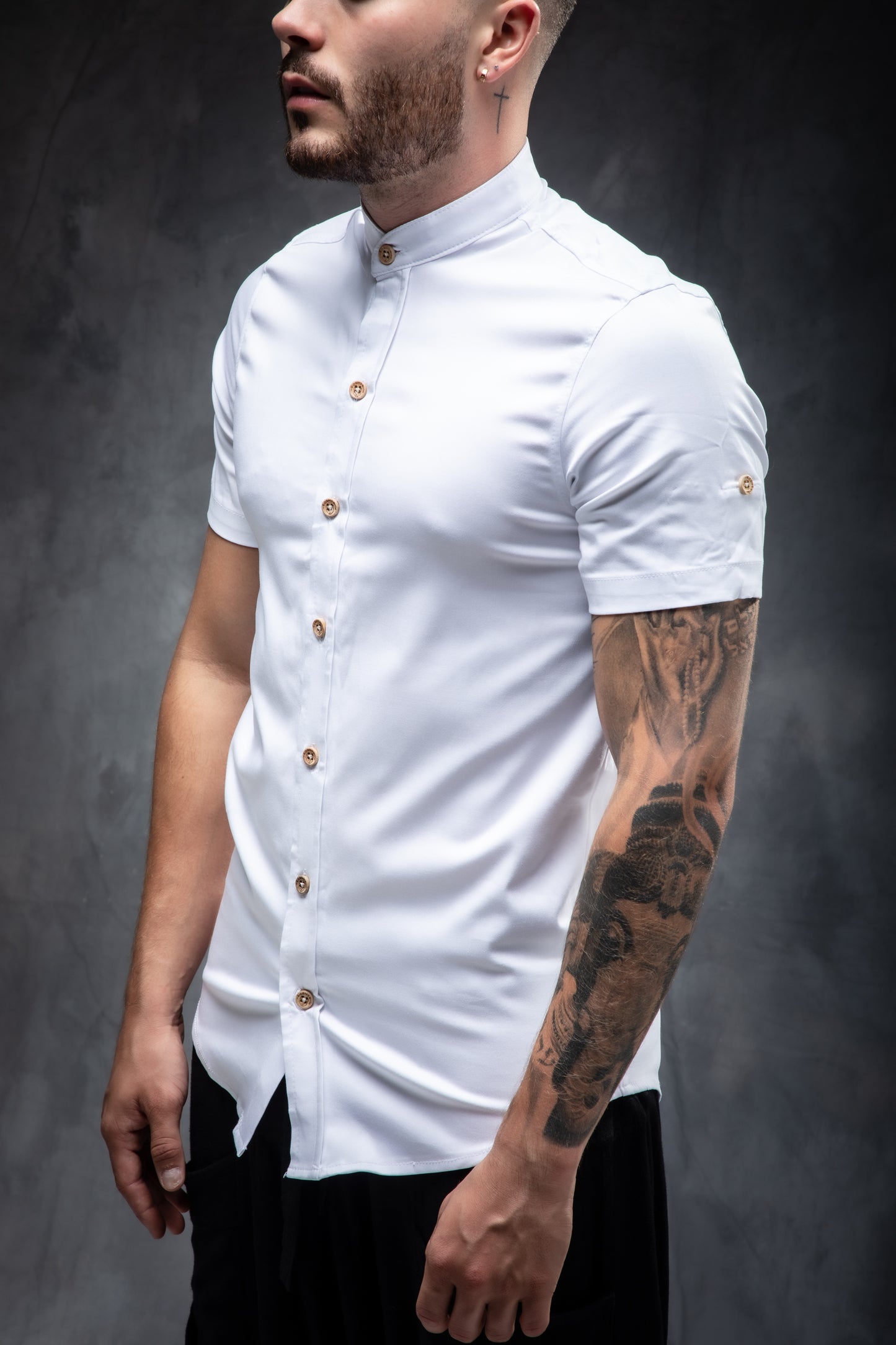 Camisa Manga Corta Blanca