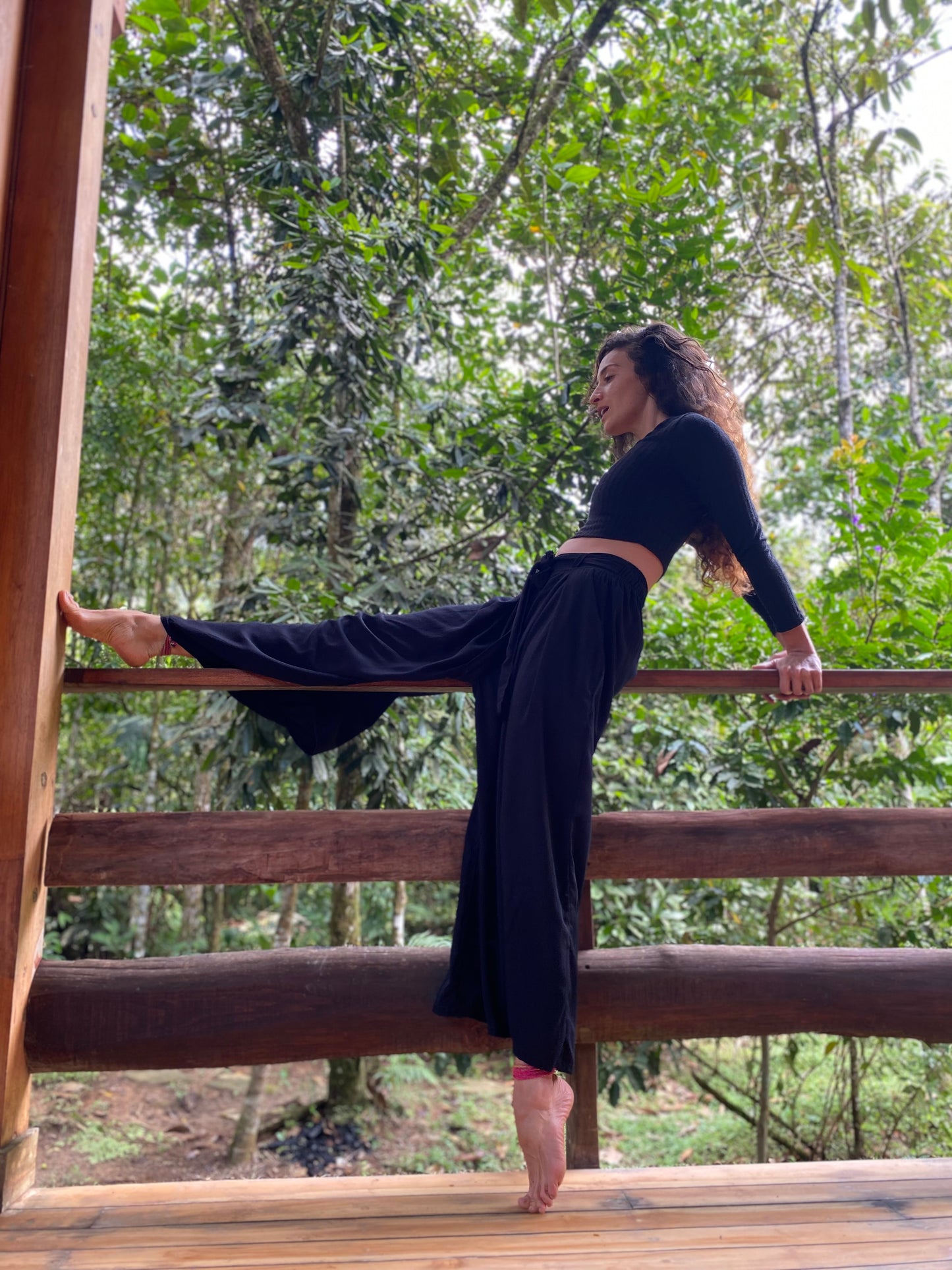 Pantalón Relajado Negro