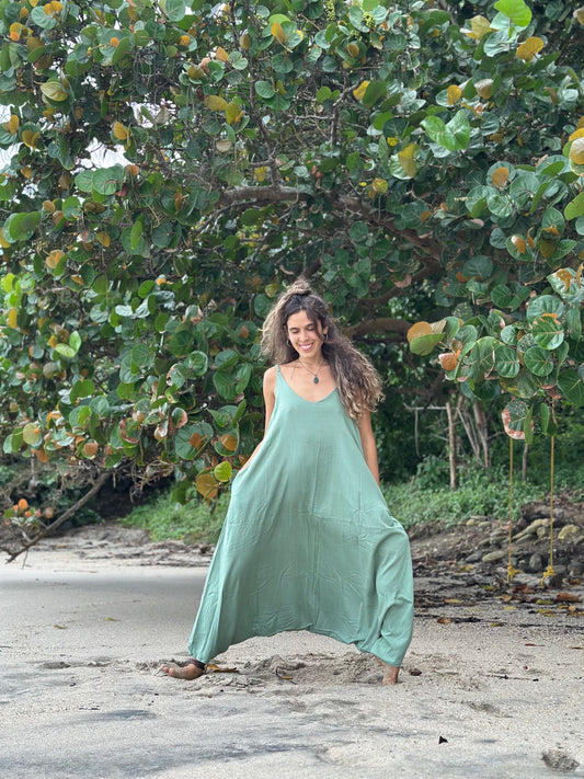 Enterizo Globo Pistacho