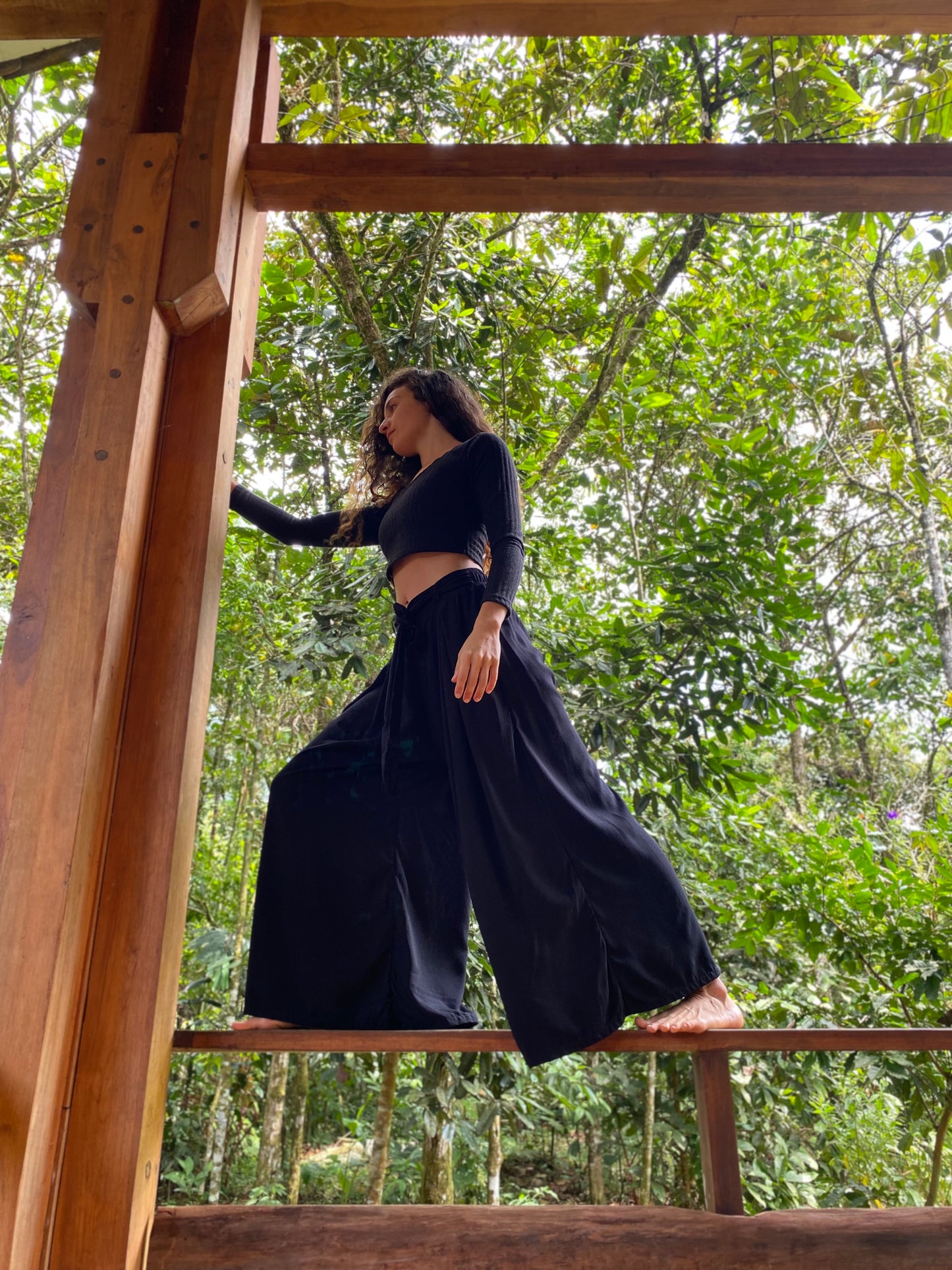 Pantalón Relajado Negro