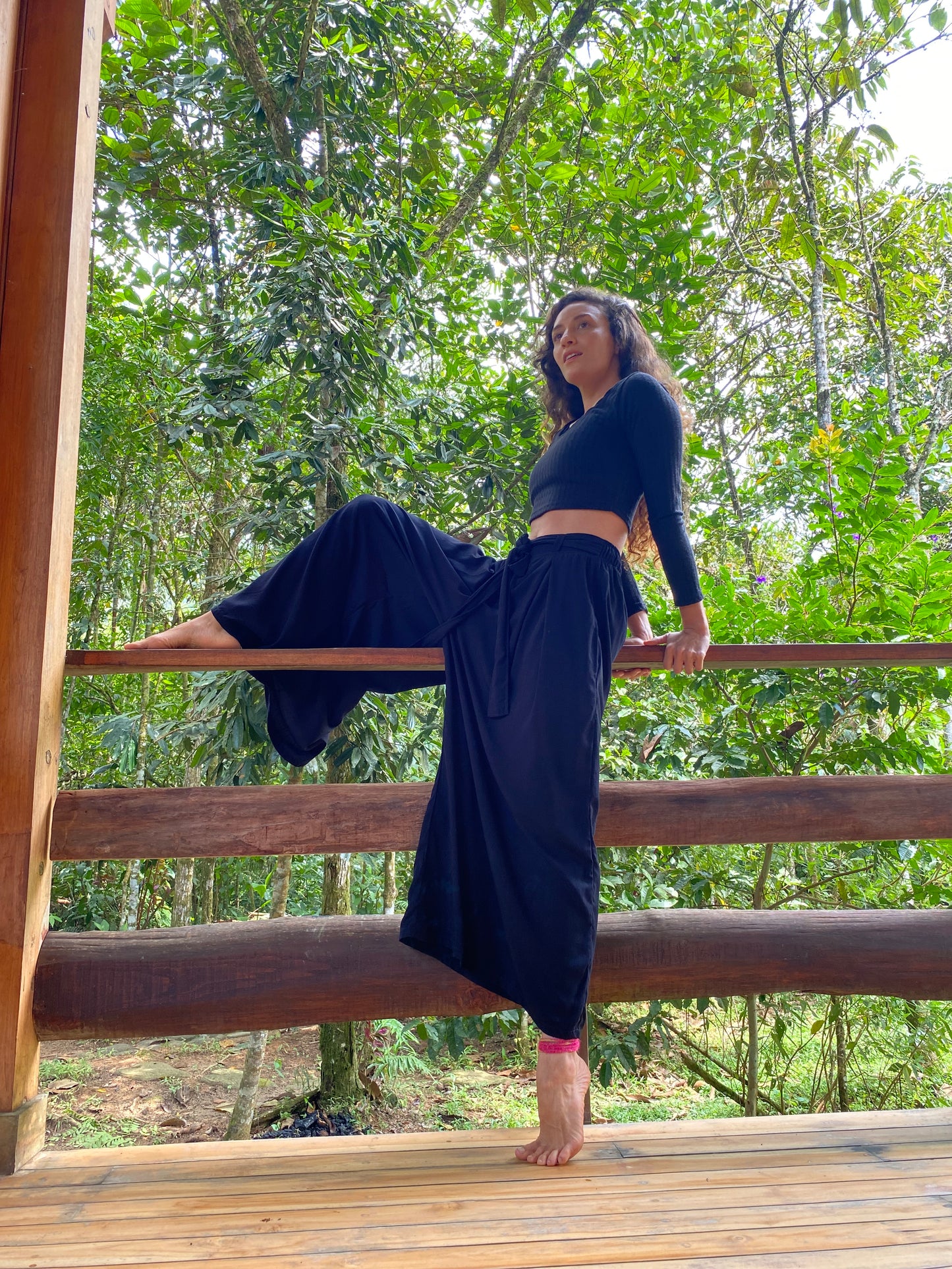 Pantalón Relajado Negro