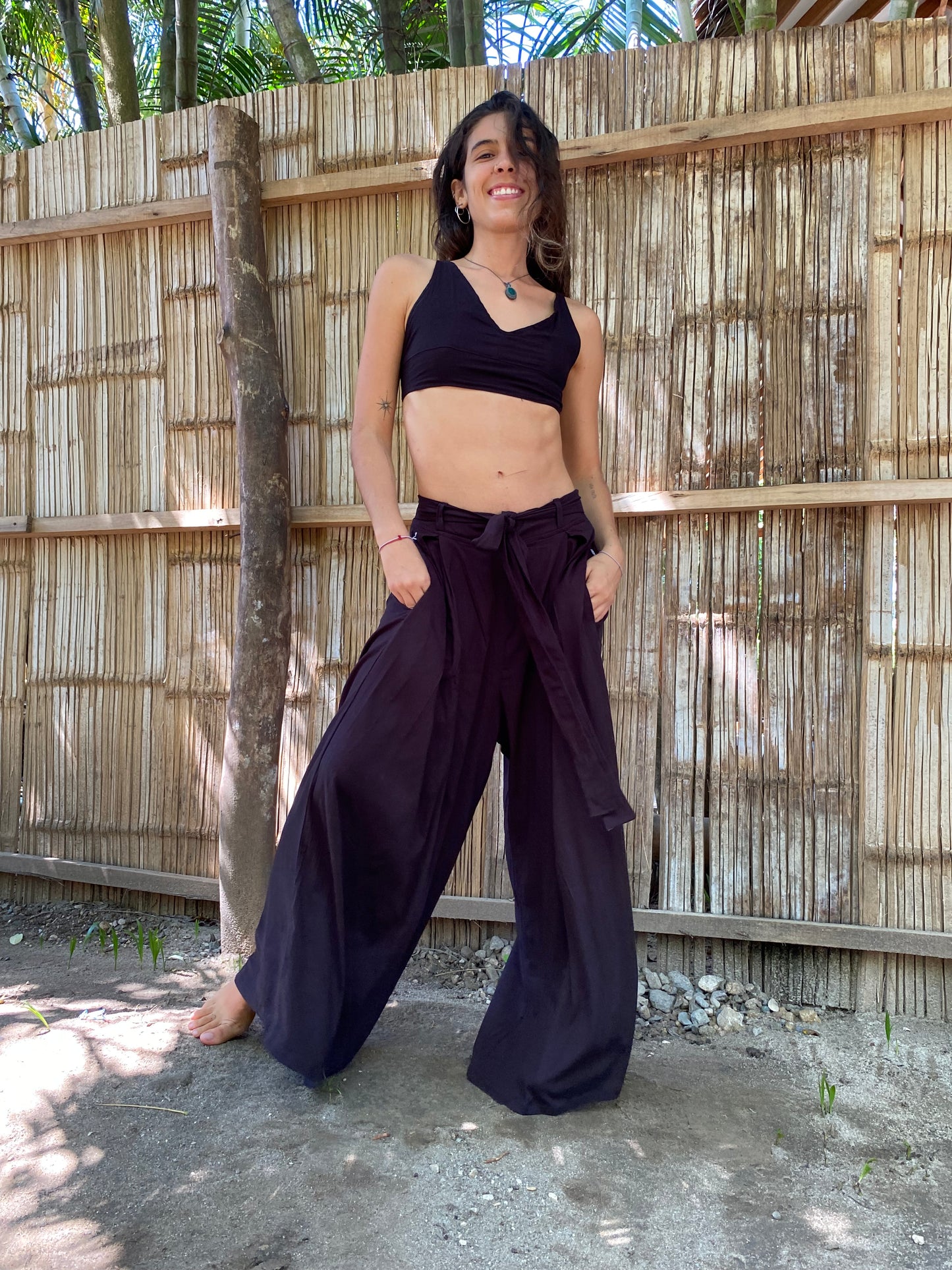 Pantalón Relajado Negro