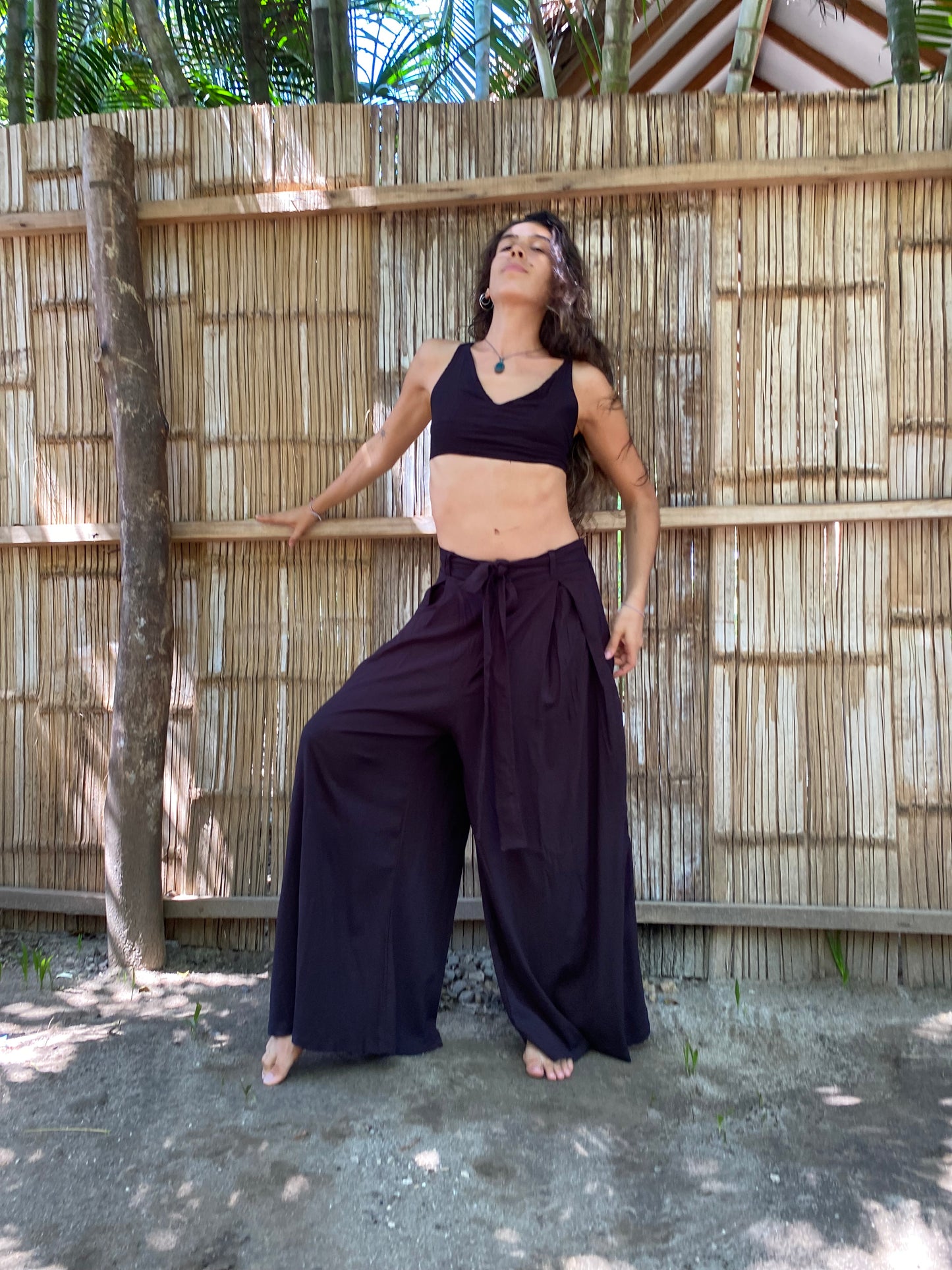 Pantalón Relajado Negro