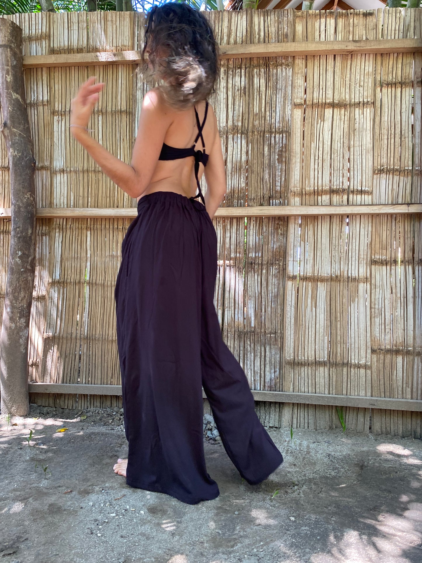 Pantalón Relajado Negro
