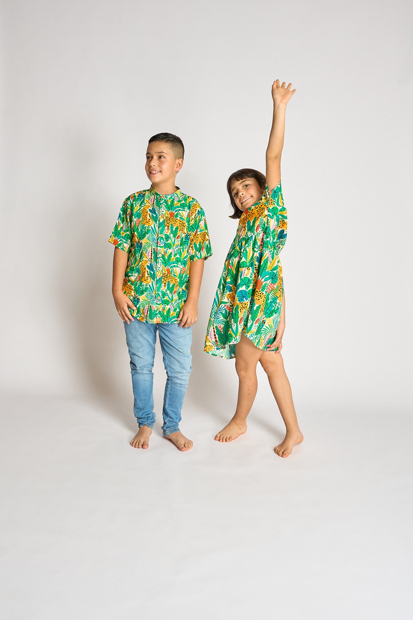 Camisa Niño Jaguar Tropical