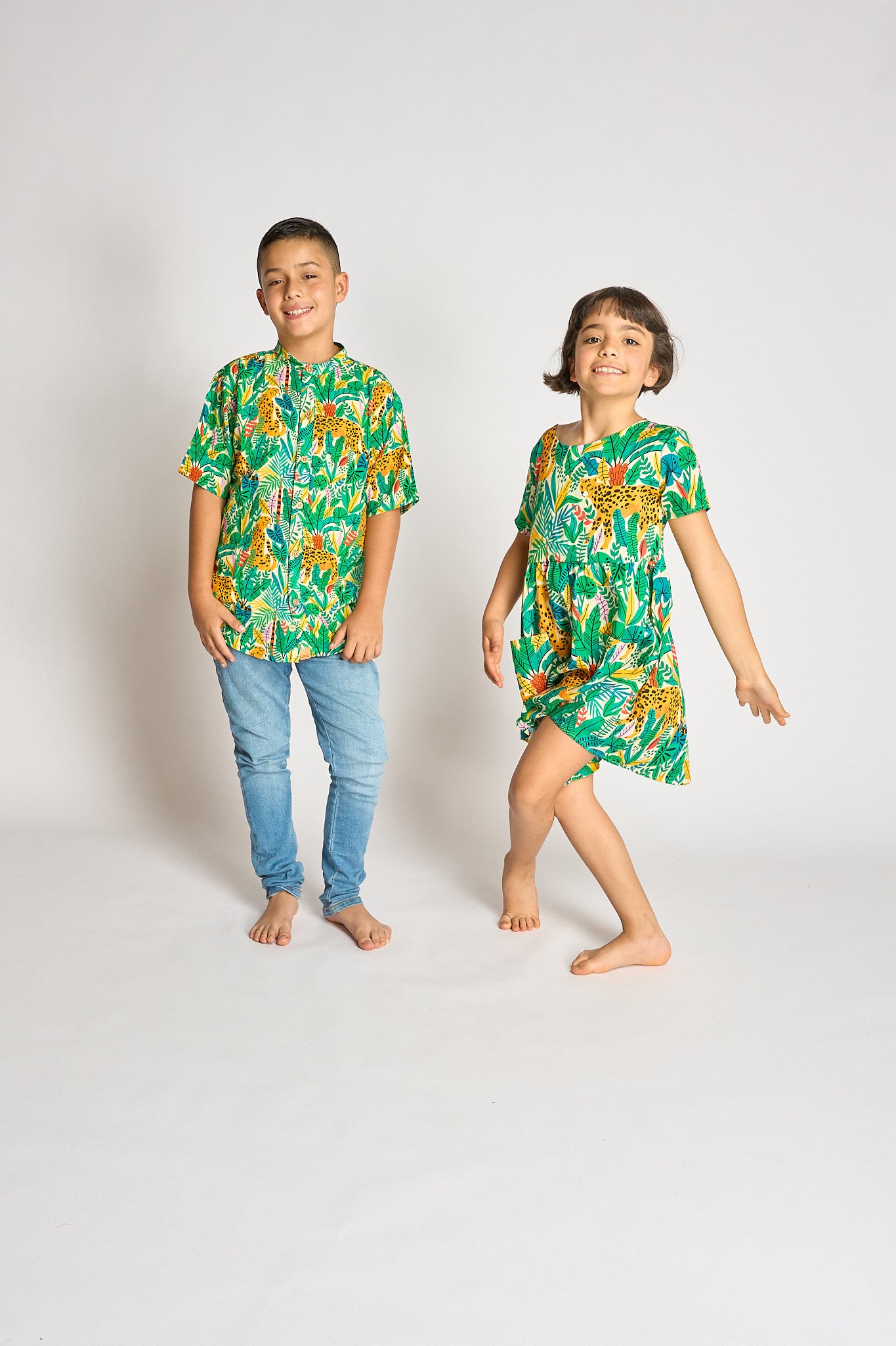 Camisa Niño Jaguar Tropical