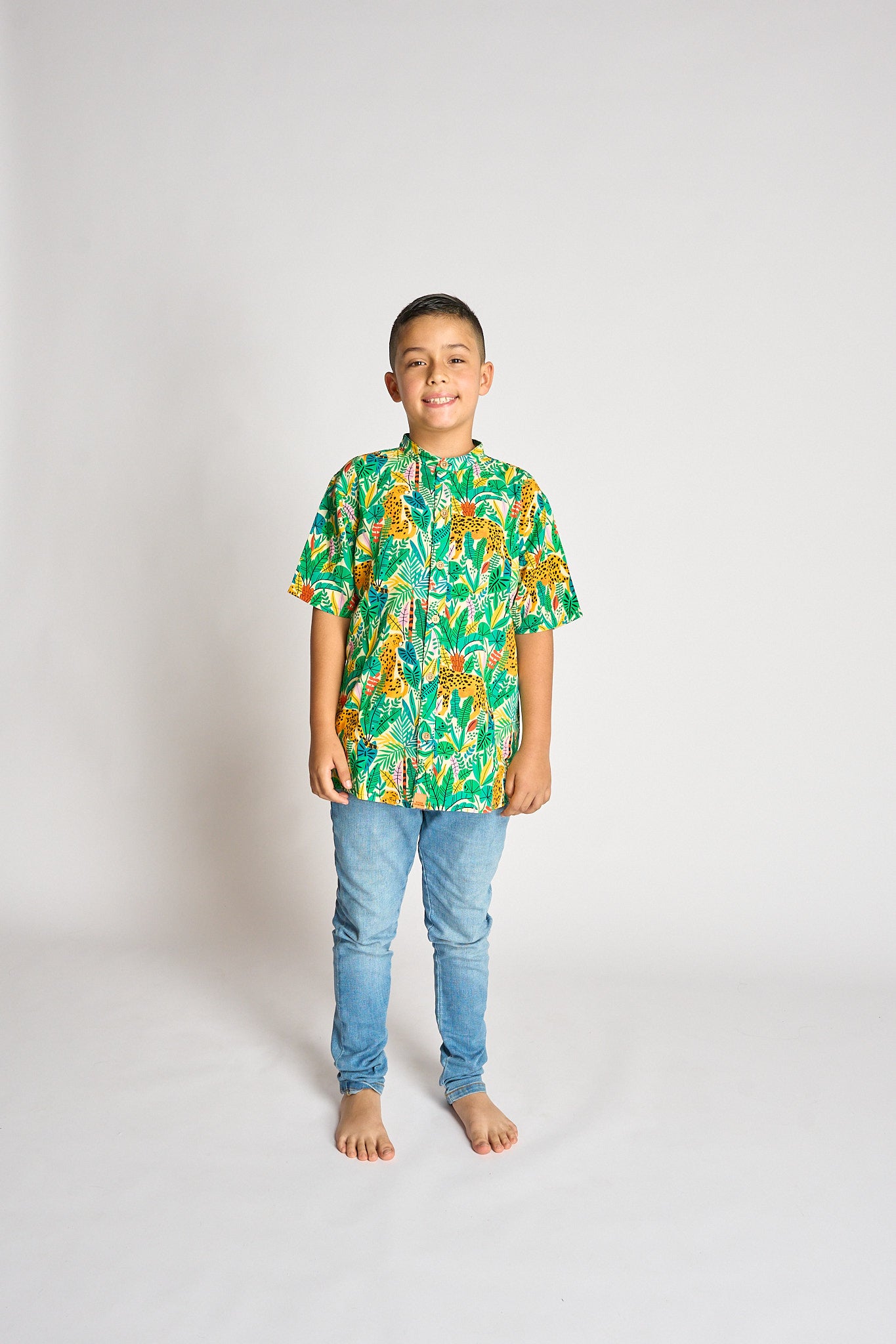 Camisa Niño Jaguar Tropical