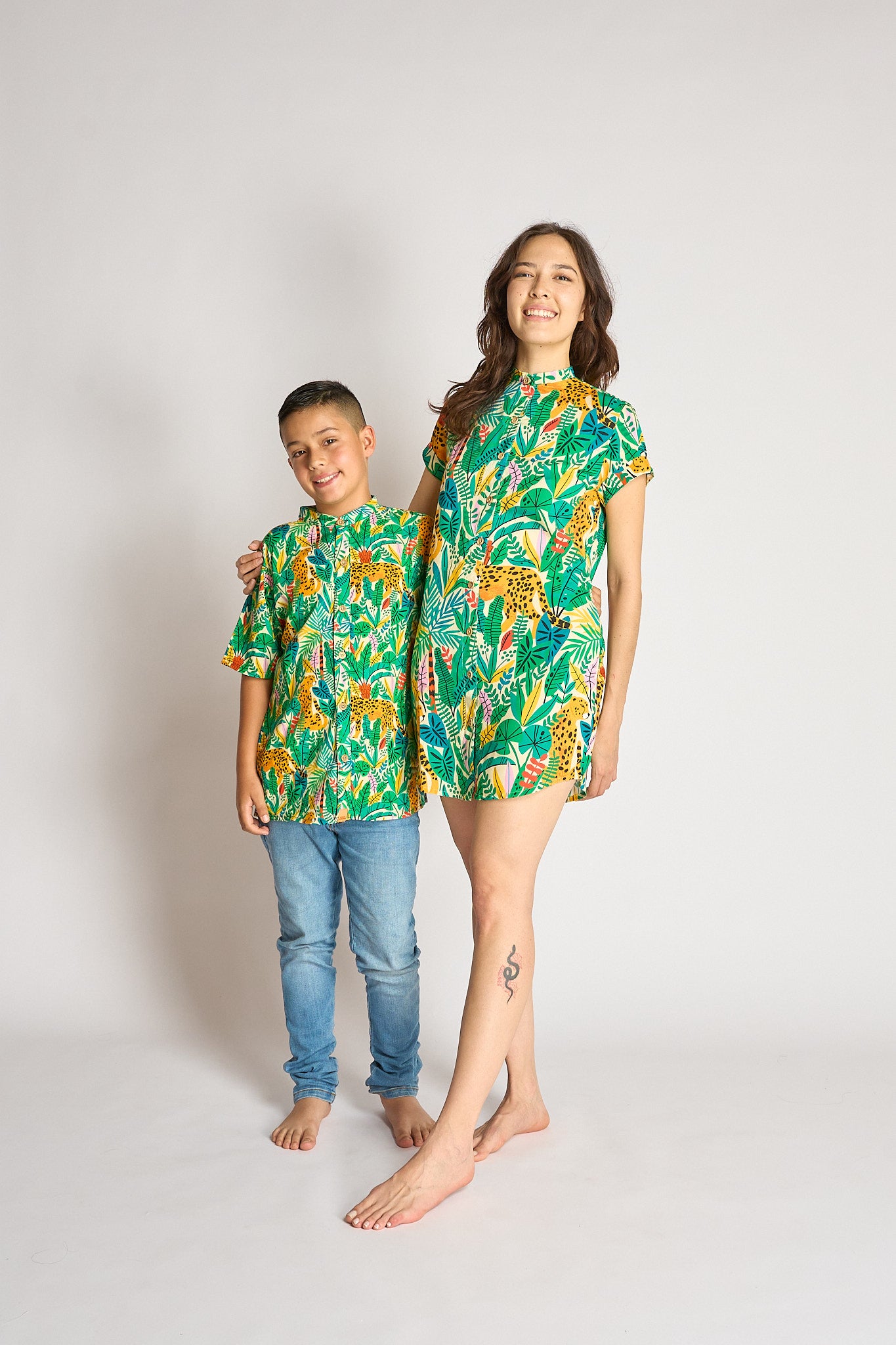 Camisa Niño Jaguar Tropical