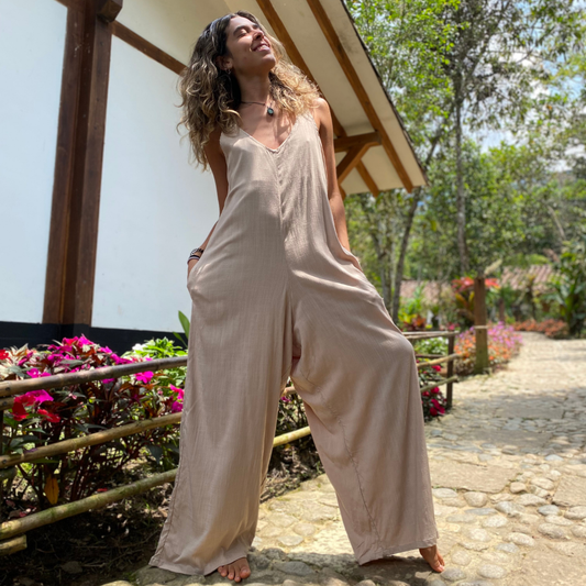 Enterizo básico arena