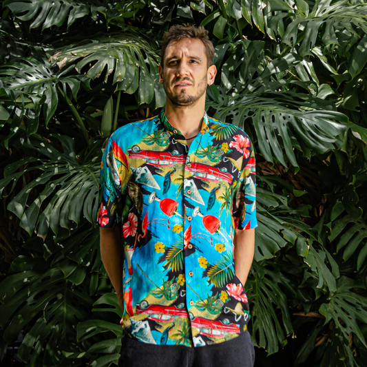 Camisa Manga Corta tropical