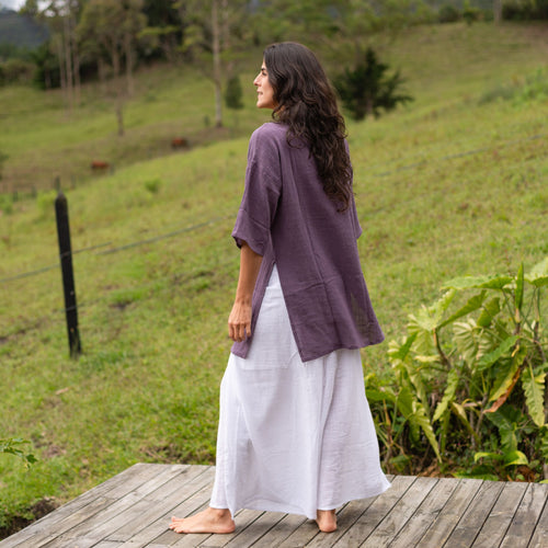 Blusón Aura — Lavanda Tierra