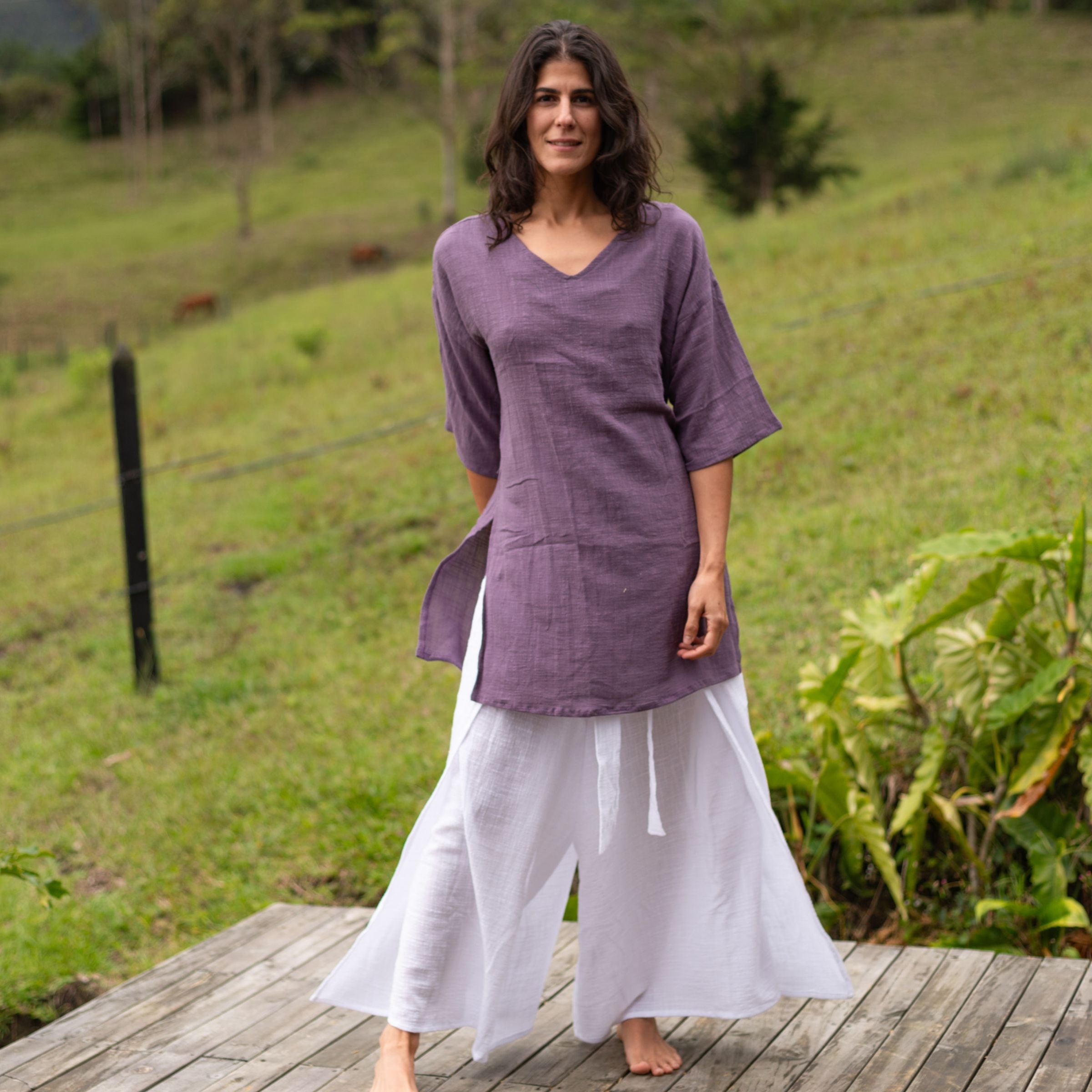Blusón Aura — Lavanda Tierra