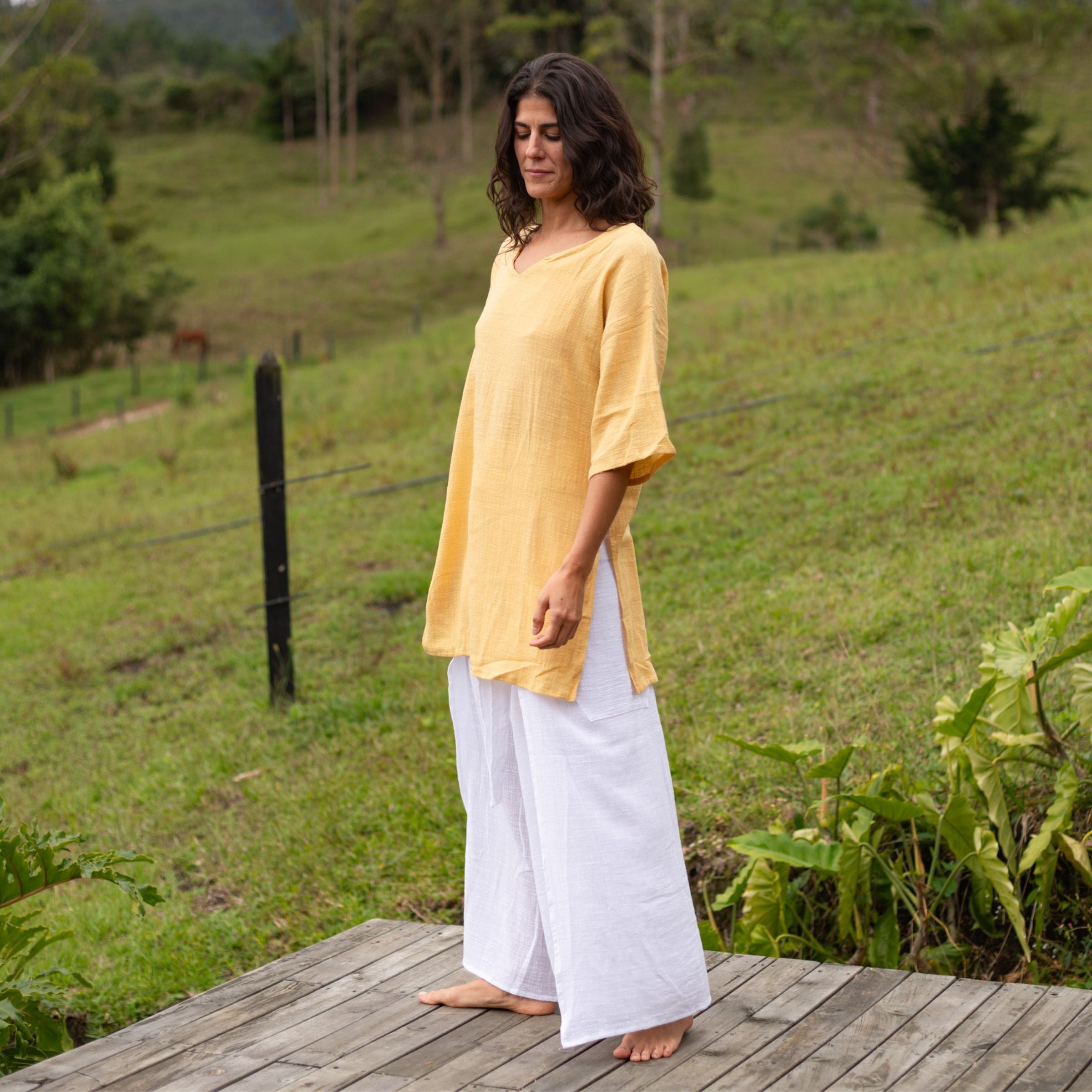 Blusón Aura — Sol Amarillo