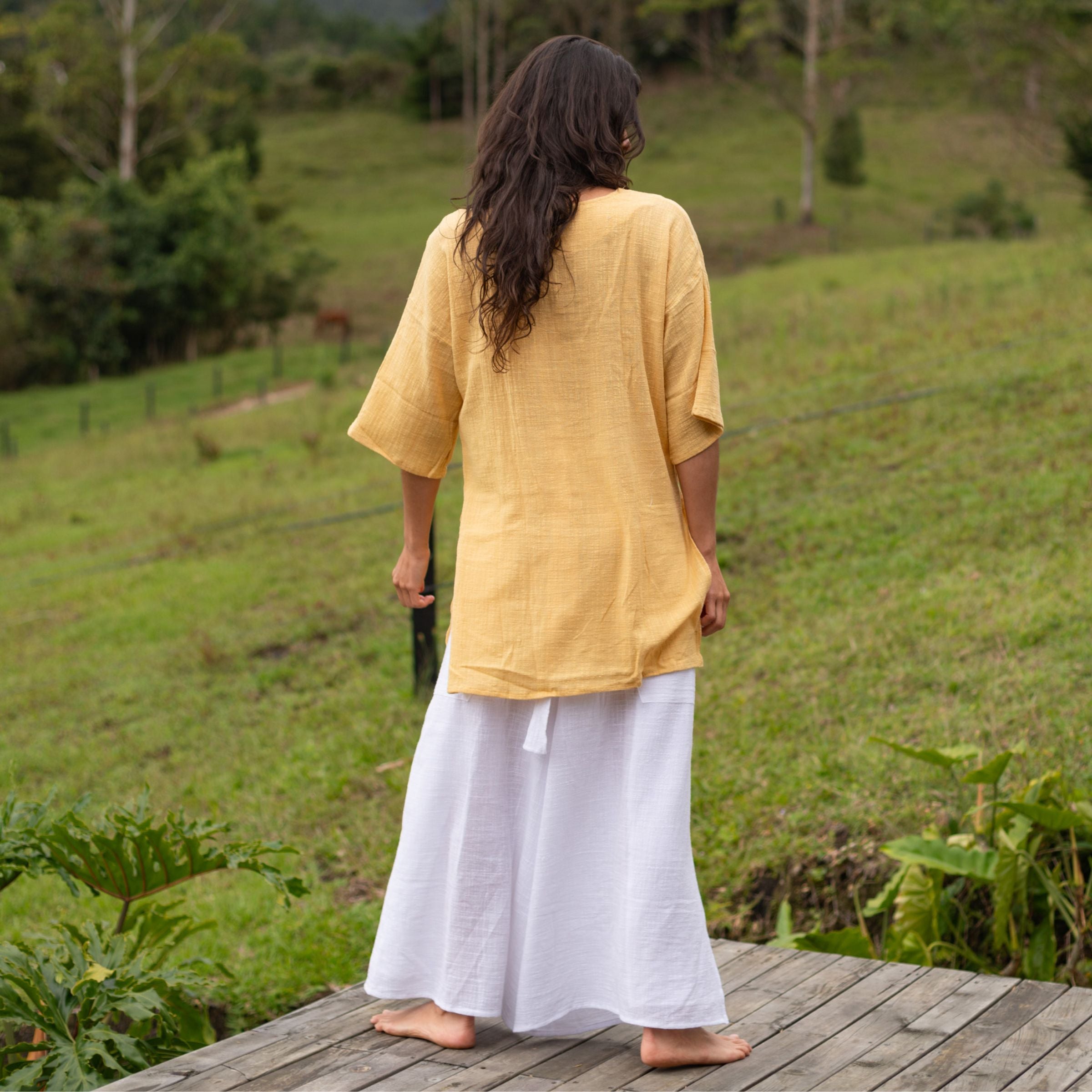 Blusón Aura — Sol Amarillo