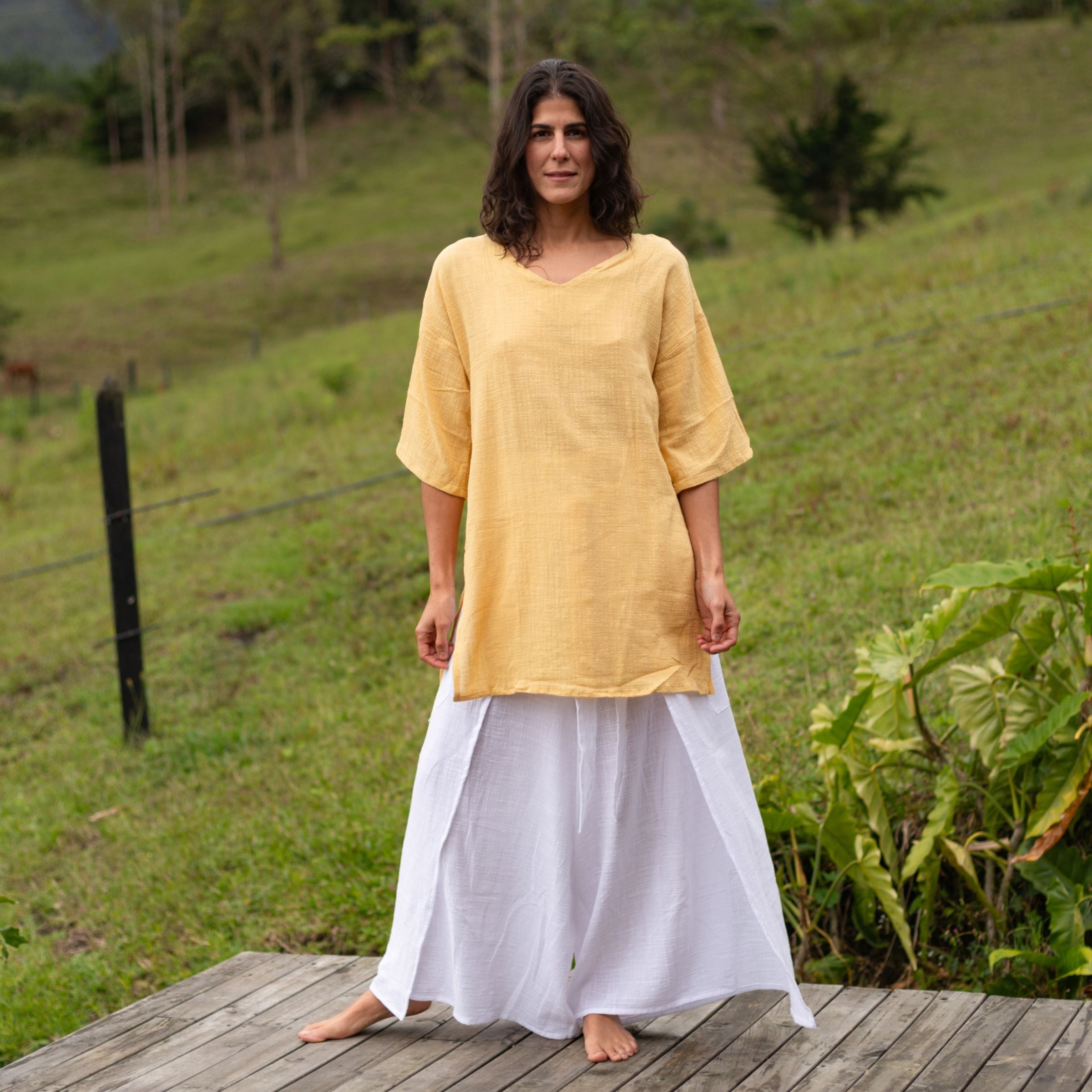 Blusón Aura — Sol Amarillo