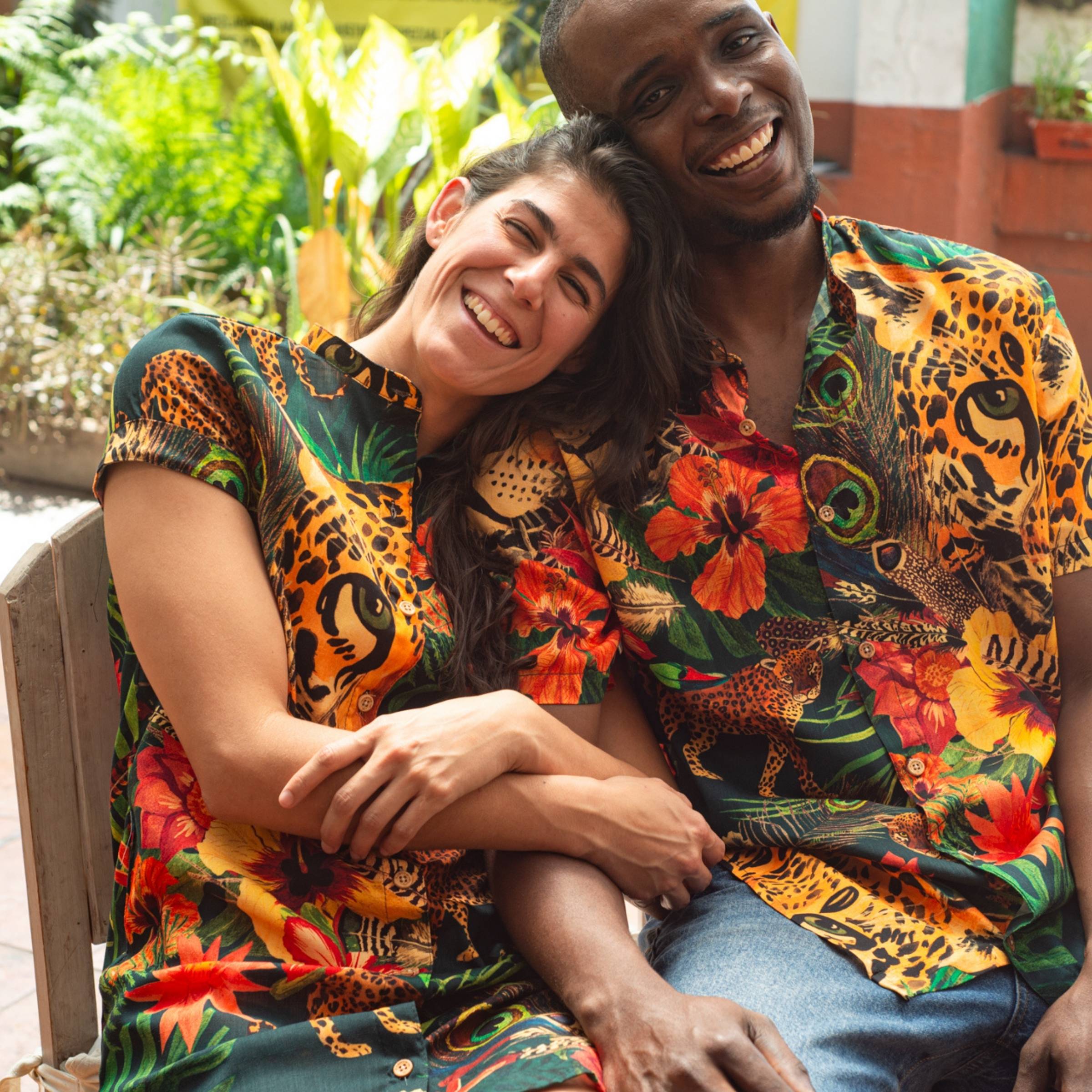 Camisa Cuello Mao Jaguar