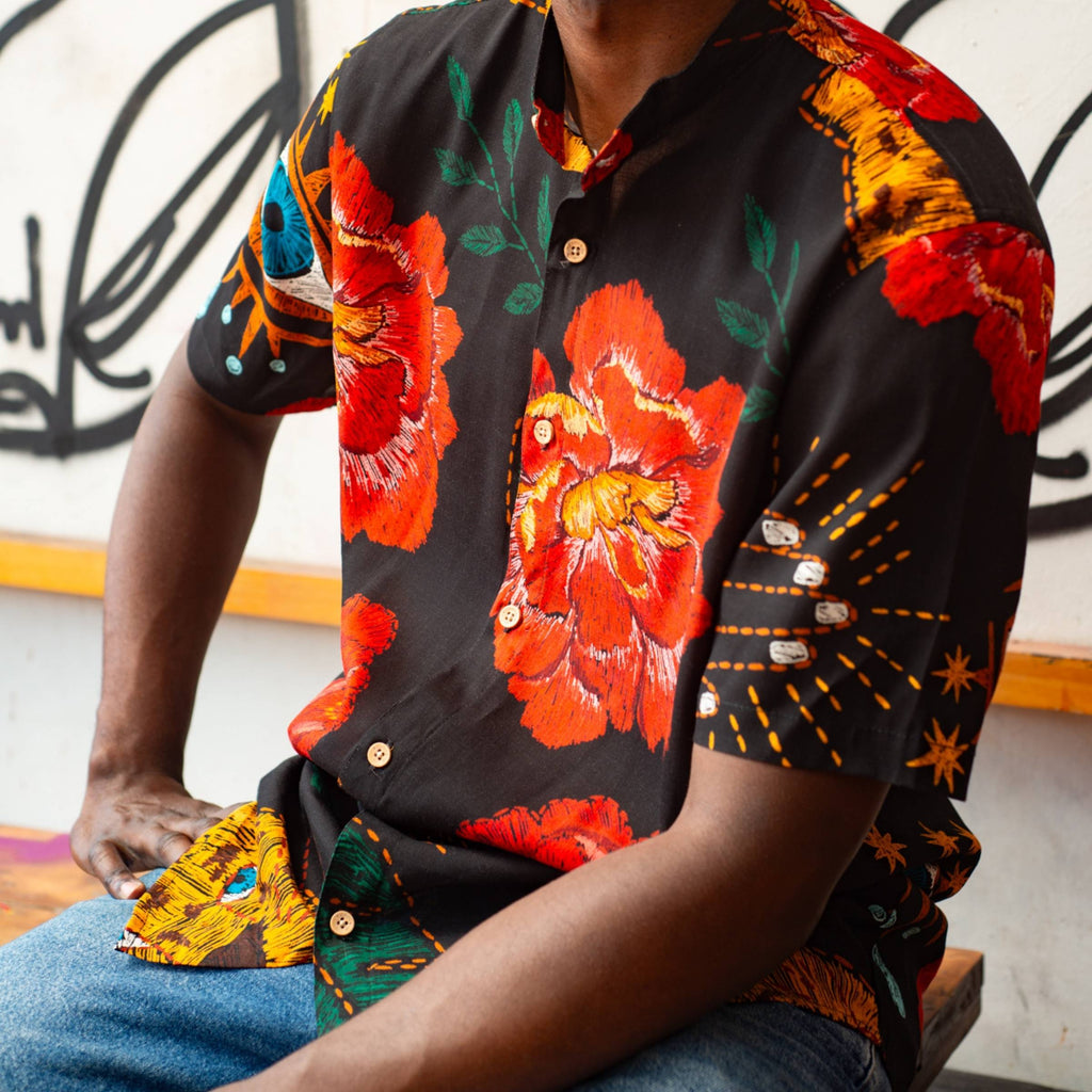 Camisa Cuello Mao Ojo Sagrado