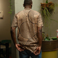 Camisa Cuello Mao Origen Espiral