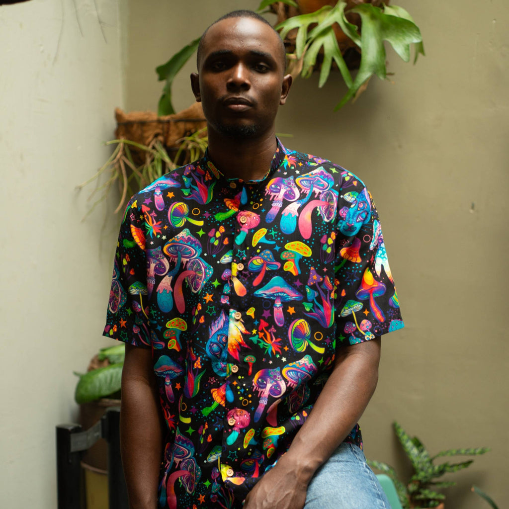 Camisa Cuello Mao Portal