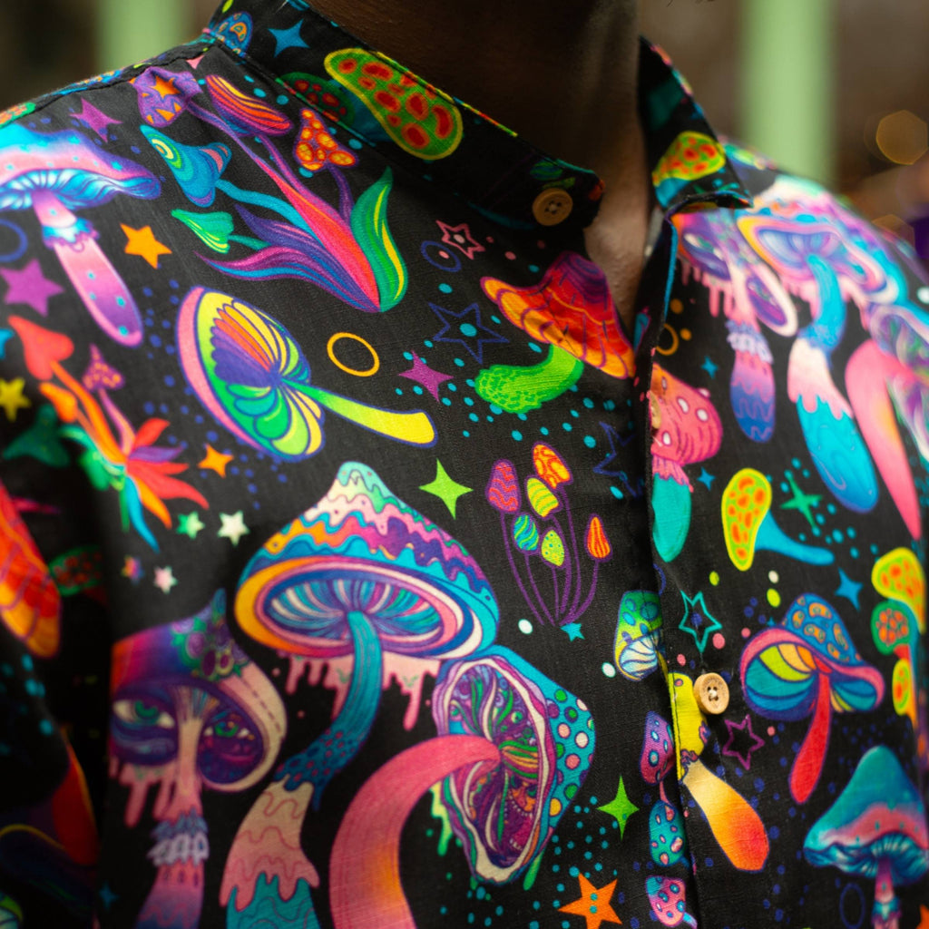 Camisa Cuello Mao Portal