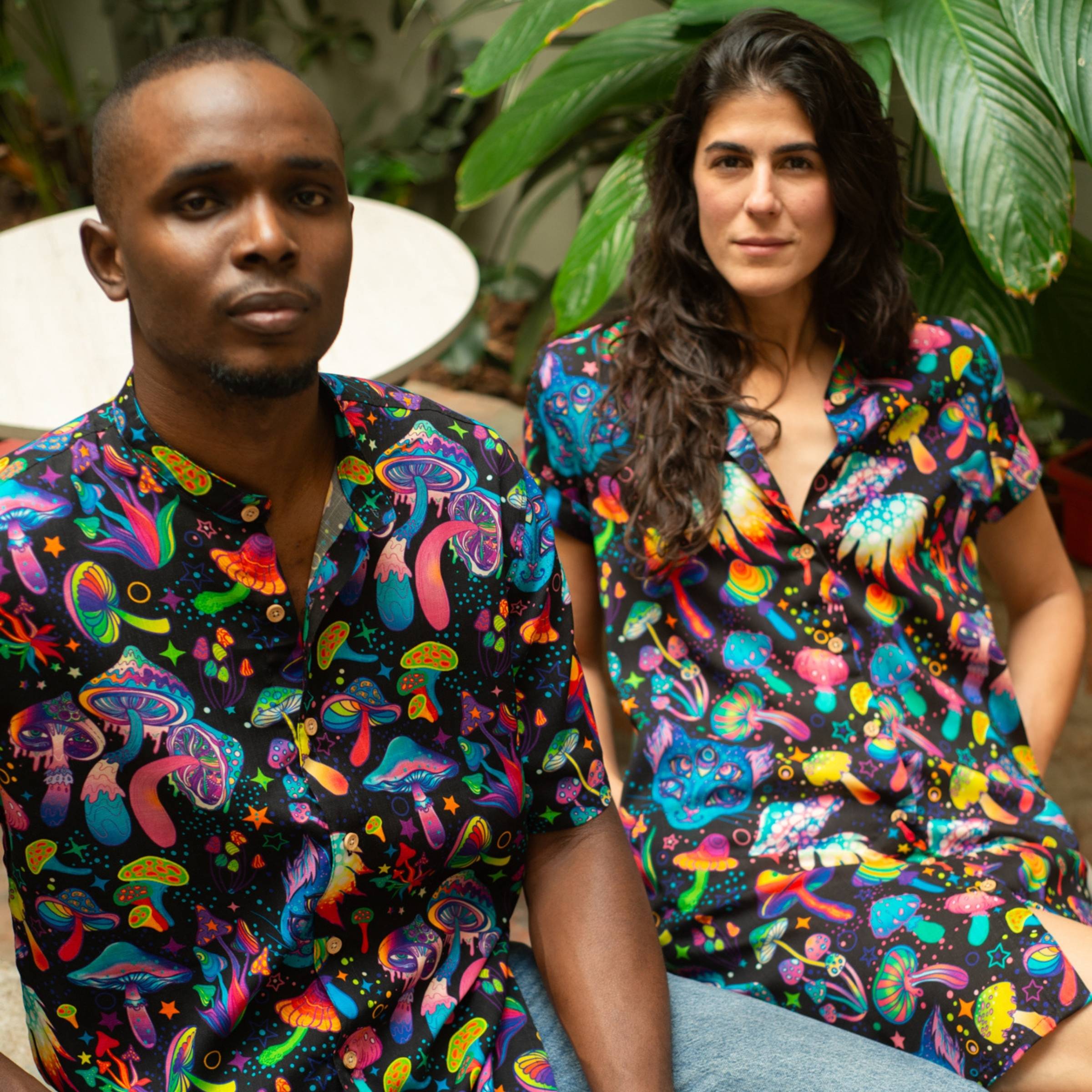 Camisa Cuello Mao Portal