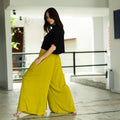 Pantalón Relajado — Verde Oliva