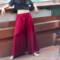 Pantalón Relajado — Vino