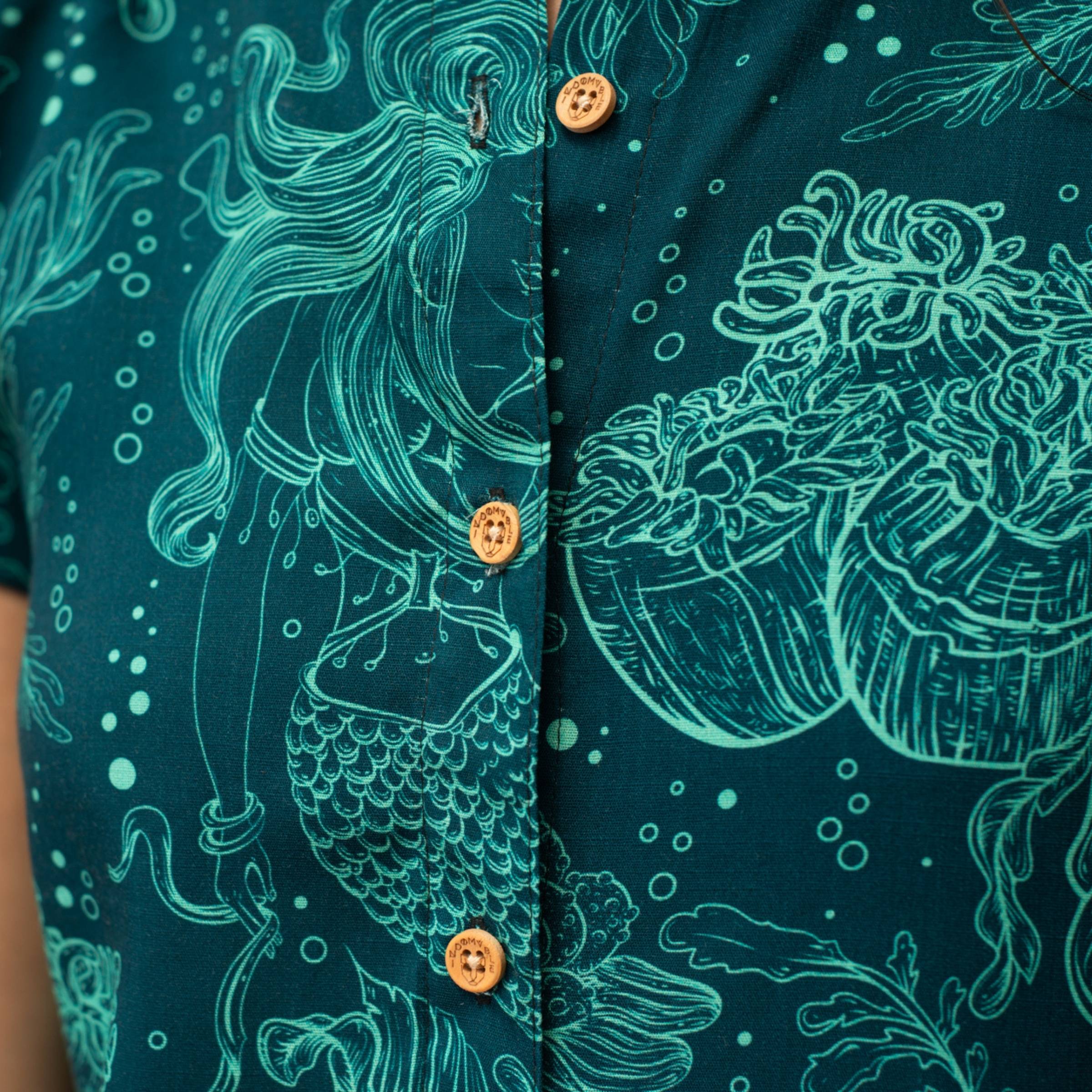 Vestido Camisa Sirena