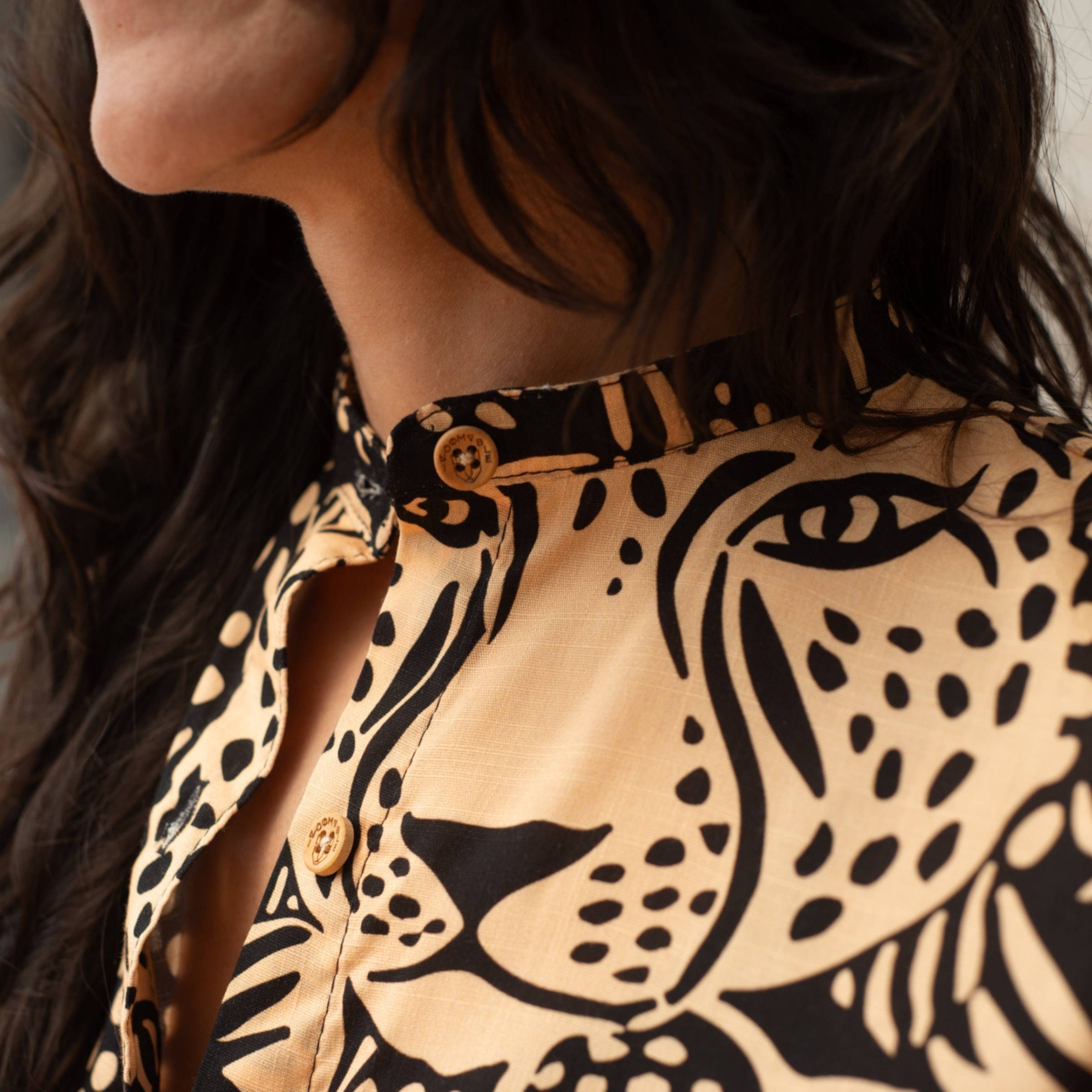 Vestido Camisa Jaguar Tierra