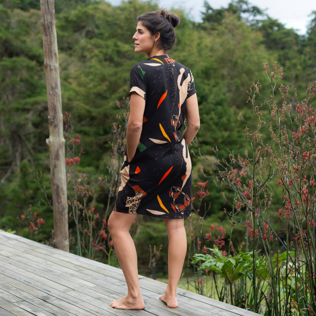 Vestido Camisa – Jaguar Fragmentado