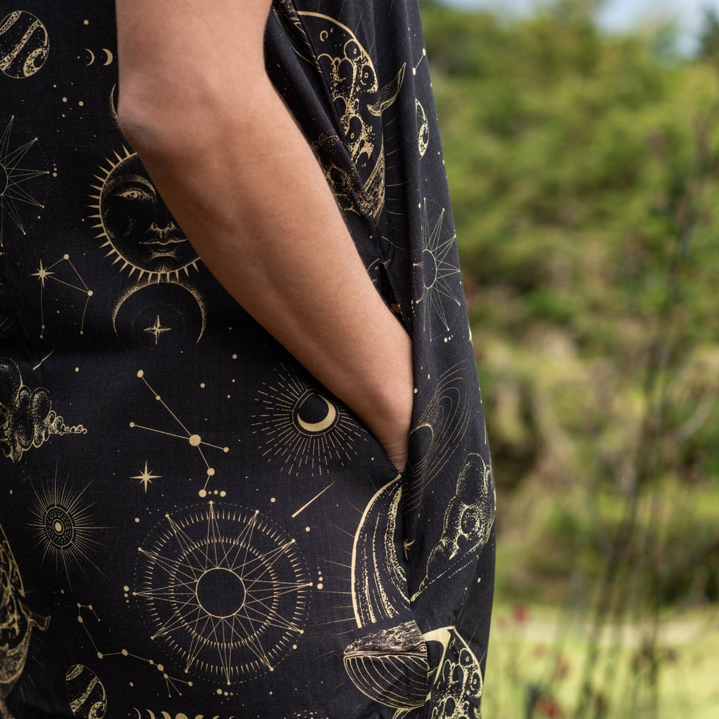 Vestido Camisa – Noche Abisal