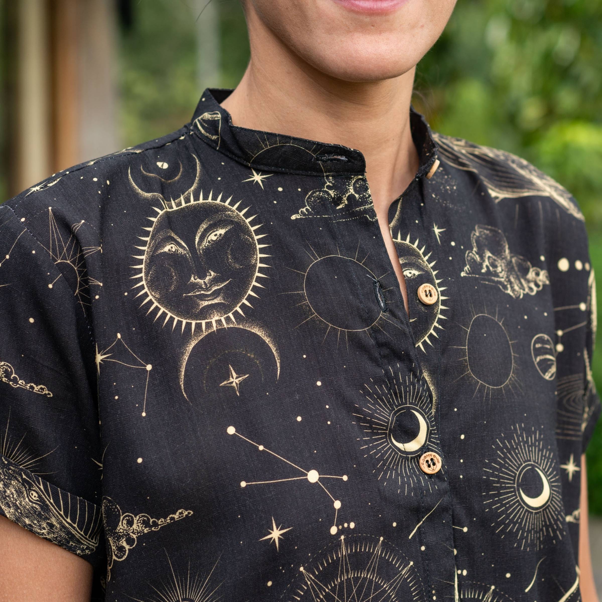 Vestido Camisa – Noche Abisal