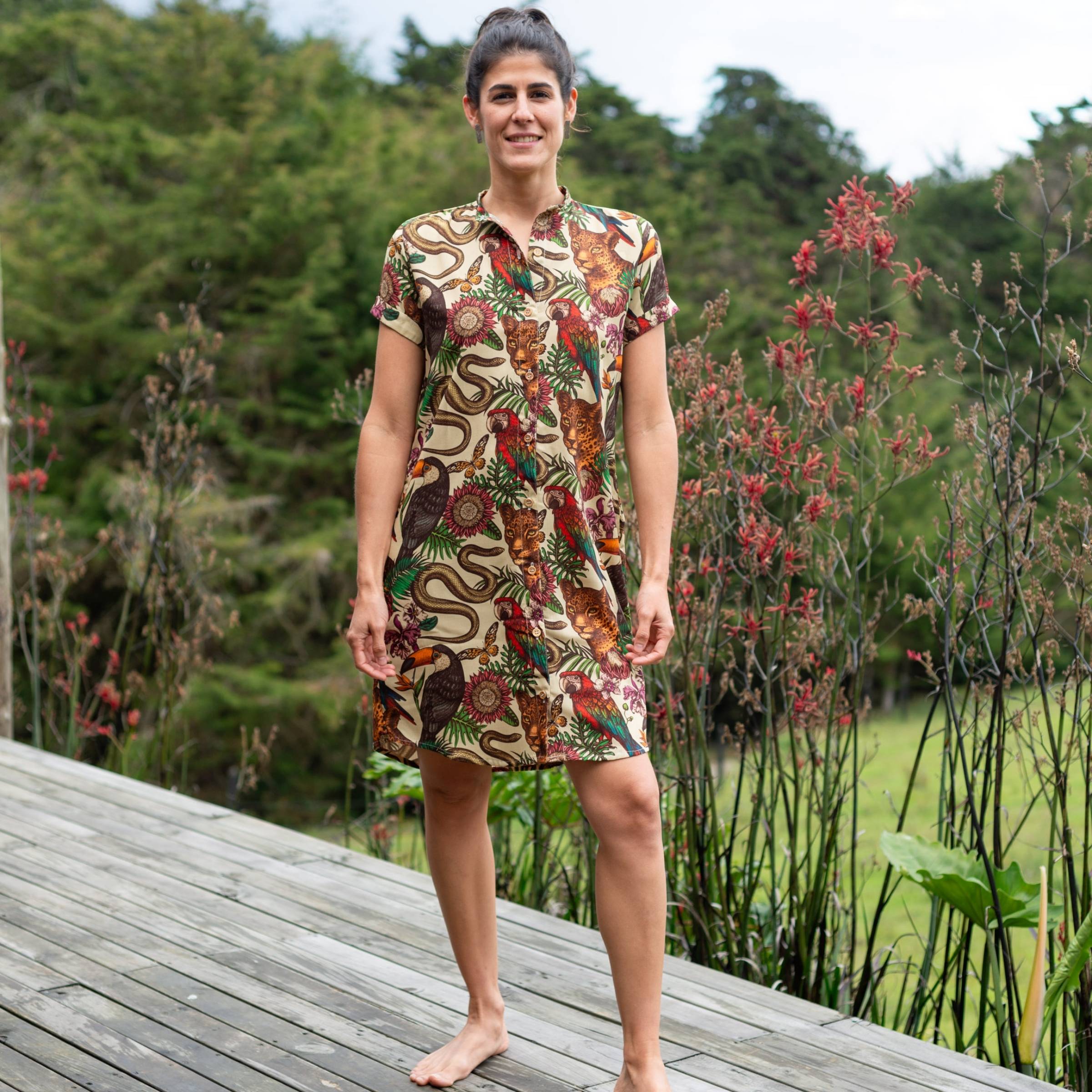 Vestido Camisa – Selva Ancestral