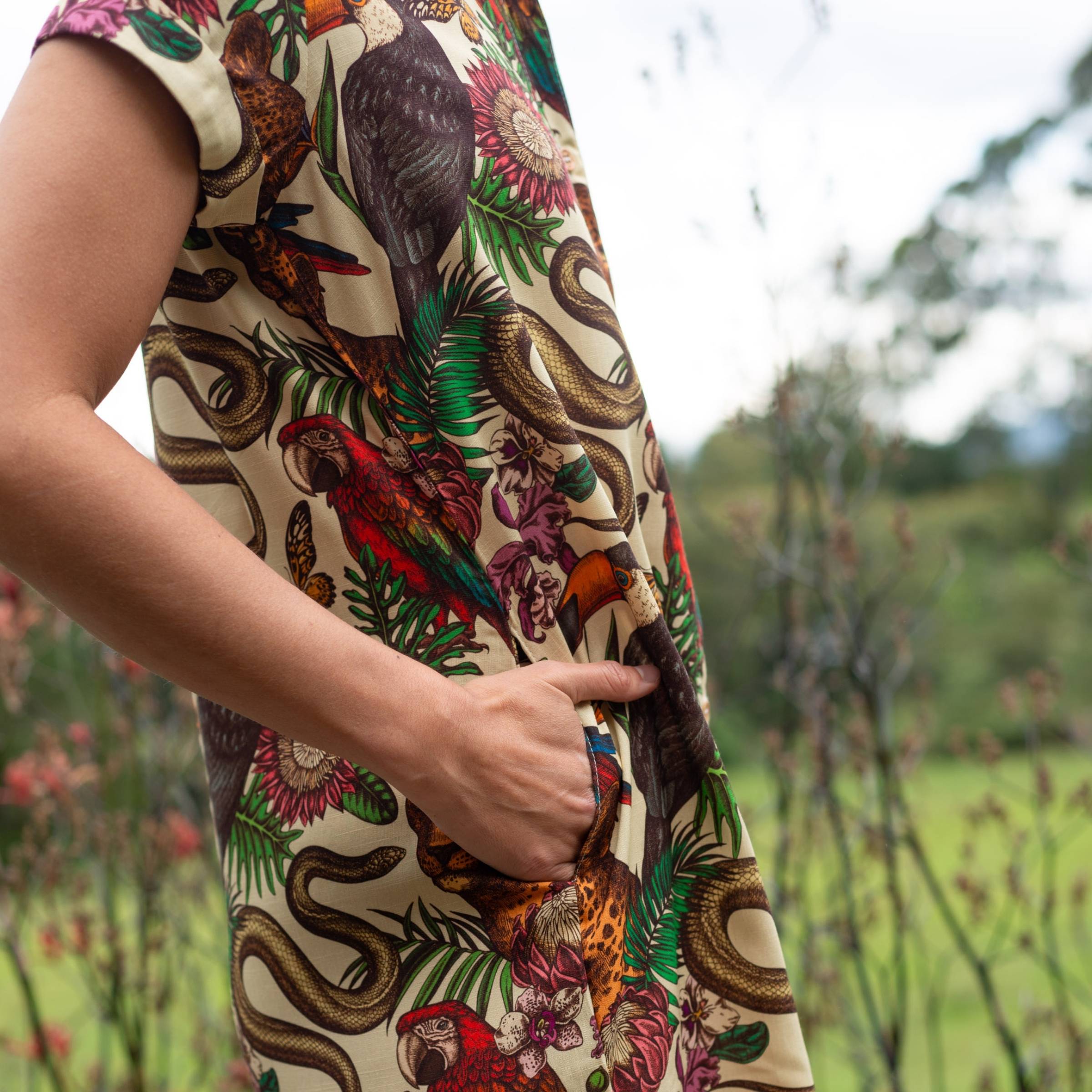 Vestido Camisa – Selva Ancestral