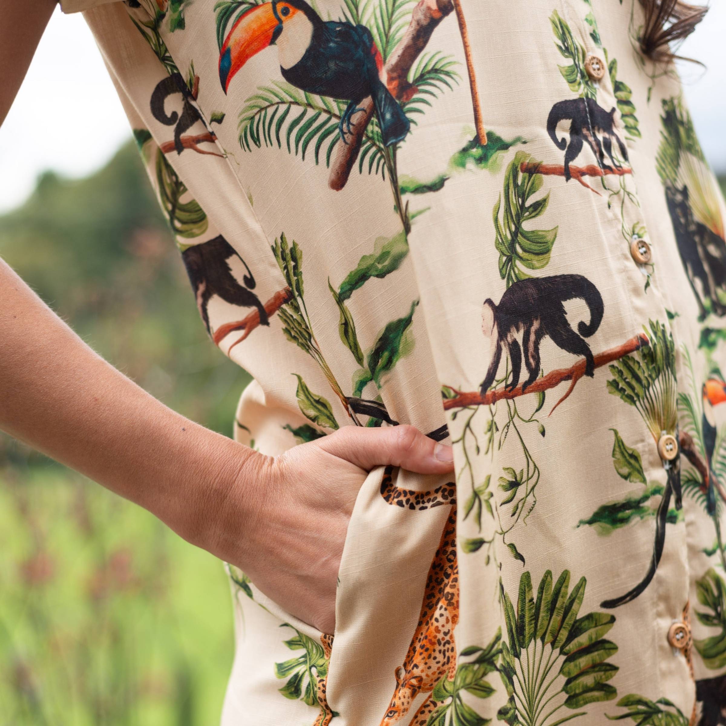 Vestido Camisa – Selva Dorada