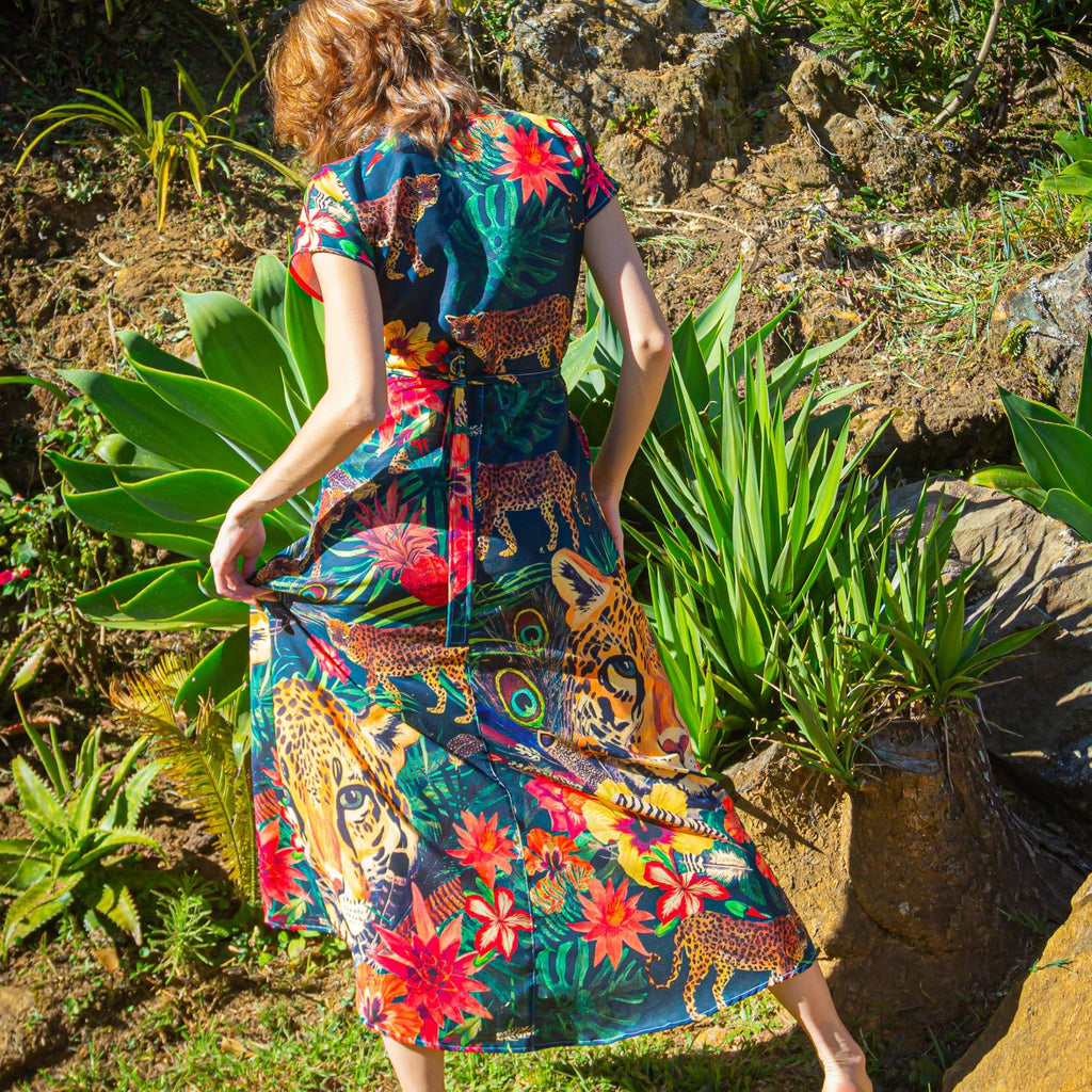 Vestido Cruzado Jaguar