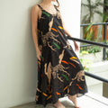 Vestido Cruzado Jaguar Fractal