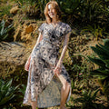 Vestido Cruzado Jaguar Tierra