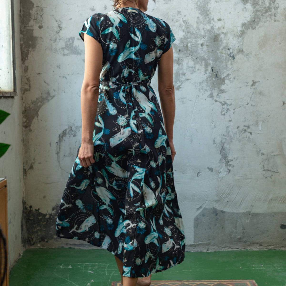 Vestido Cruzado Océano