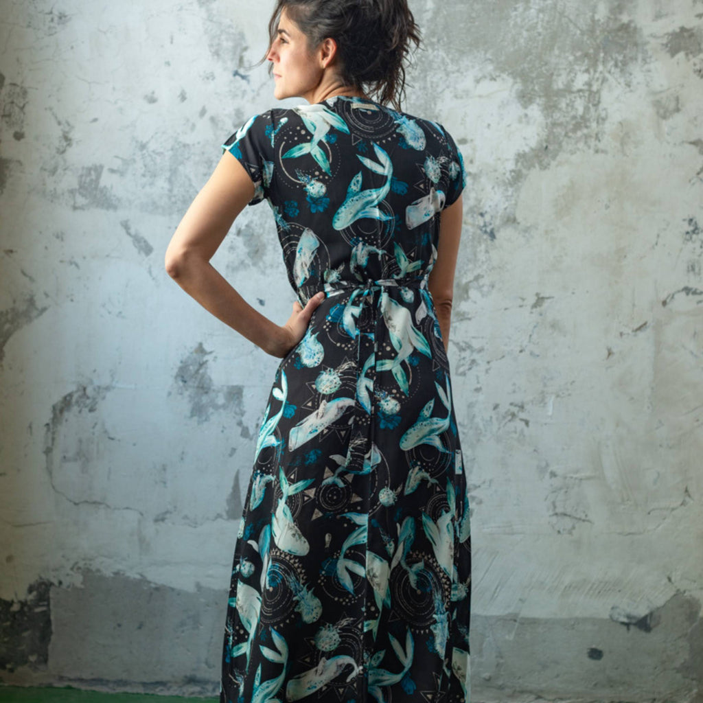 Vestido Cruzado Océano